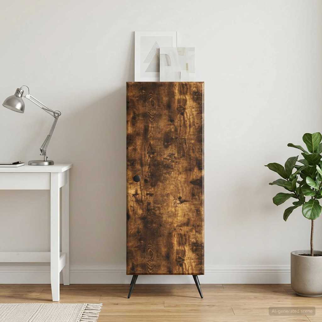Sideboard Räuchereiche 33 x 34,5 x 90 cm Holzwerkstoff