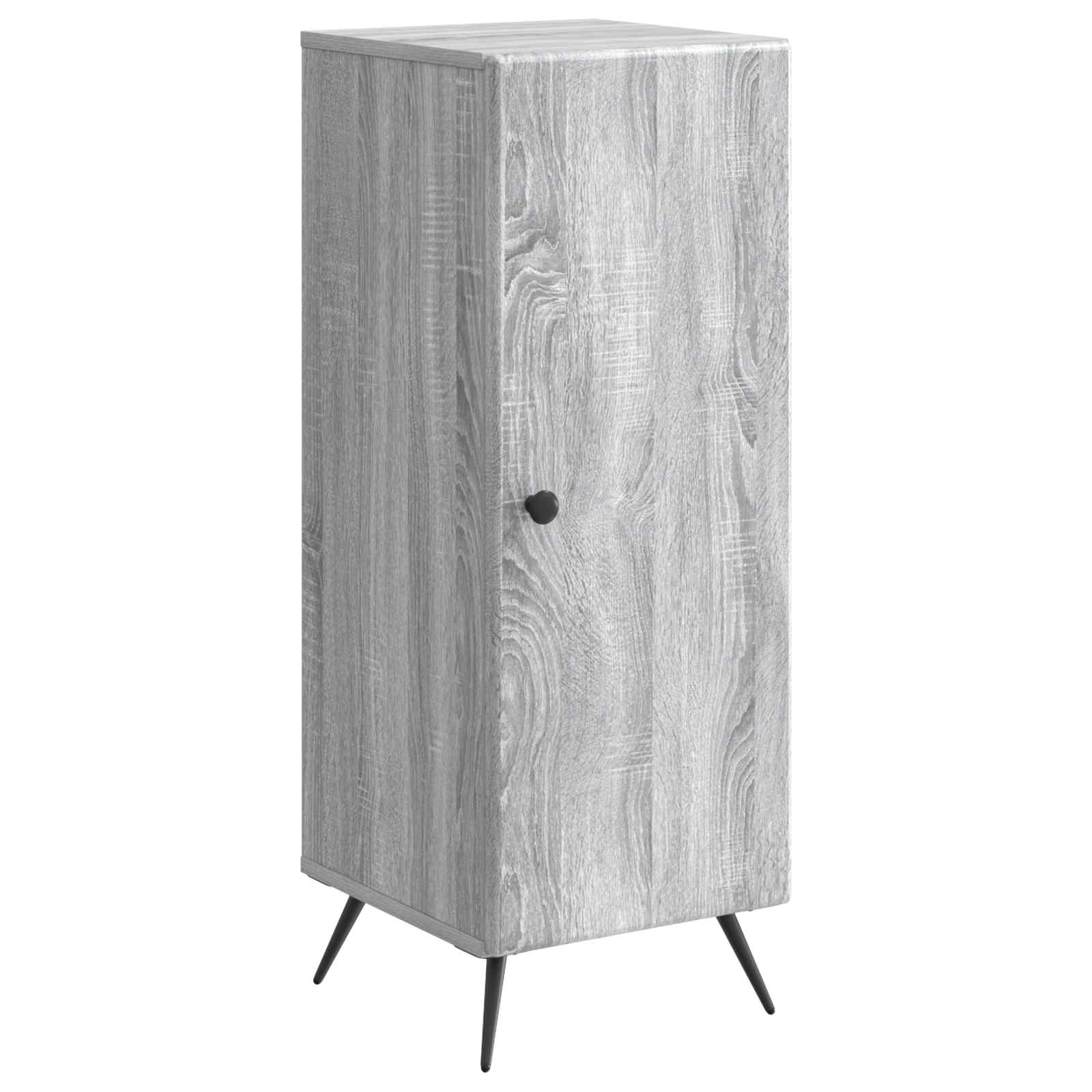Sideboard Sonoma-Grau 33 x 34,5 x 90 cm Holzwerkstoff