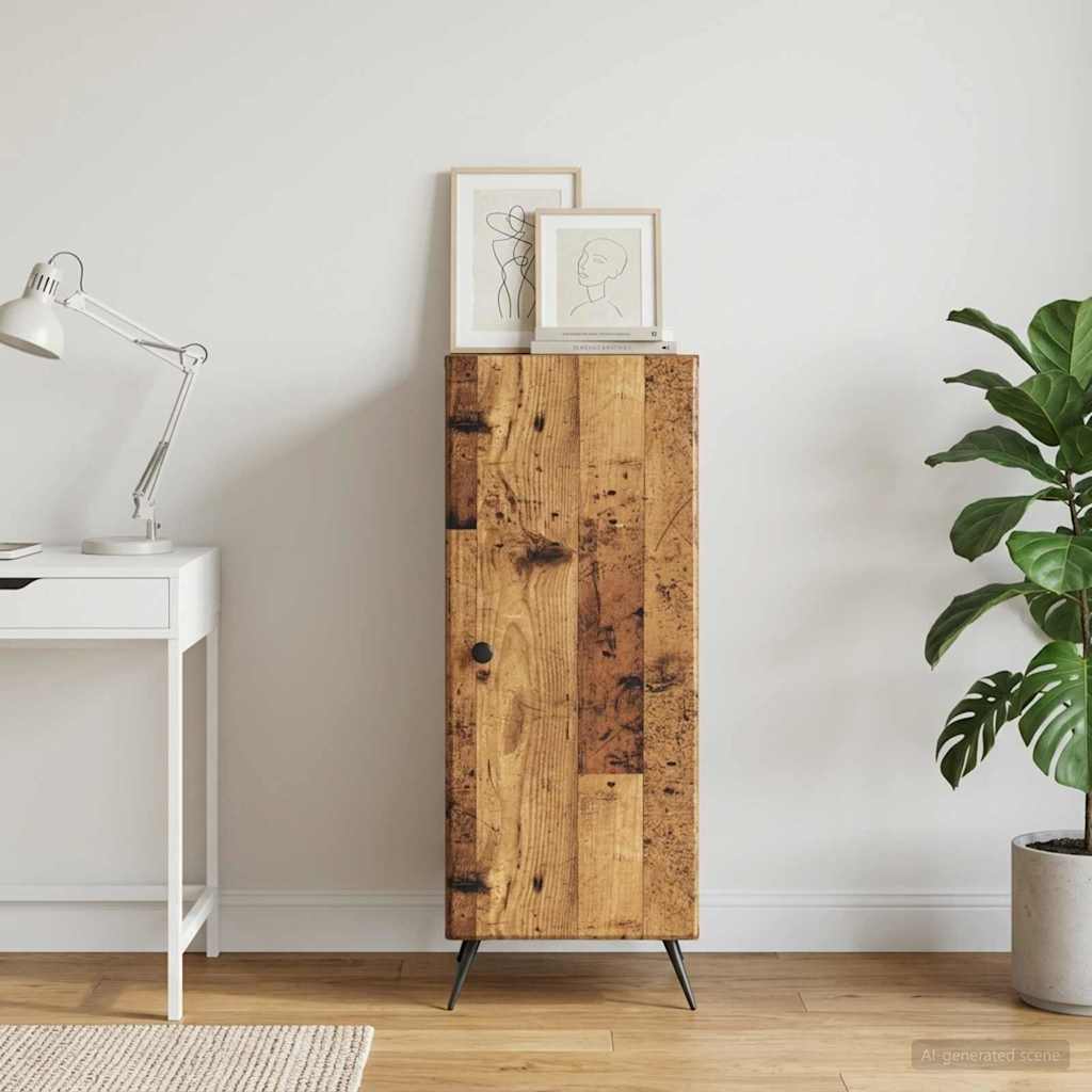 Sideboard Altholz 33 x 34,5 x 90 cm Holzwerkstoff