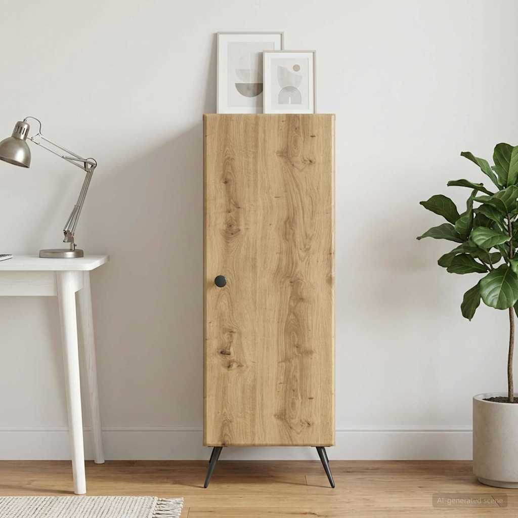 Sideboard Artisan-Eiche 33 x 34,5 x 90 cm Holzwerkstoff