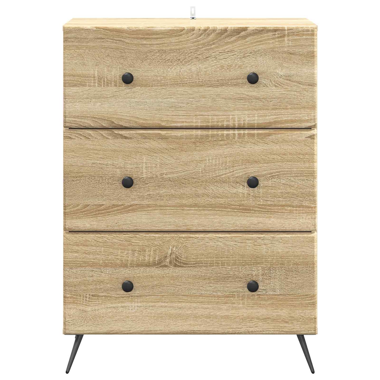 Schubladenschrank 66 x 34,5 x 90 cm Holzwerkstoff Sonoma-Eiche