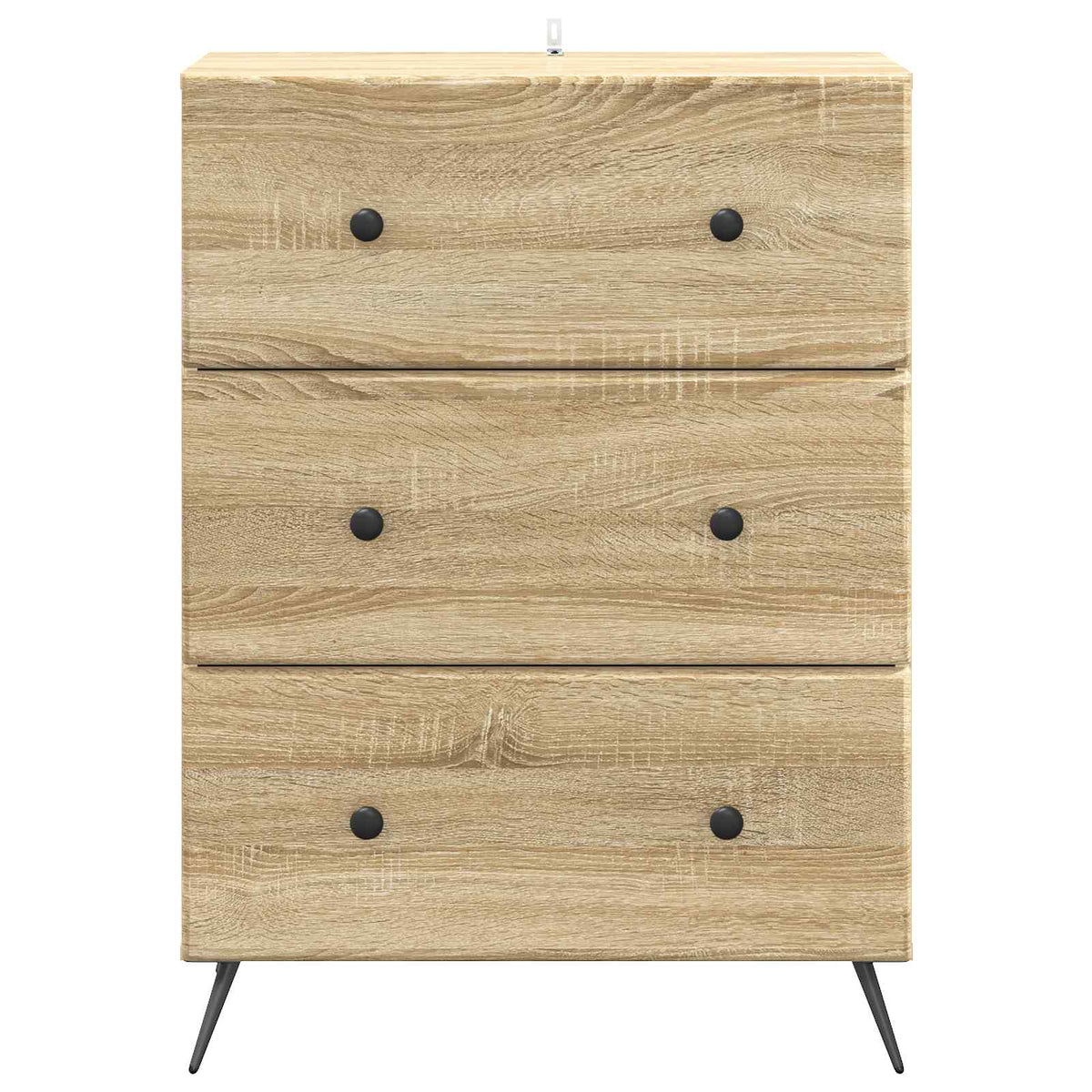 Schubladenschrank 66 x 34,5 x 90 cm Holzwerkstoff Sonoma-Eiche