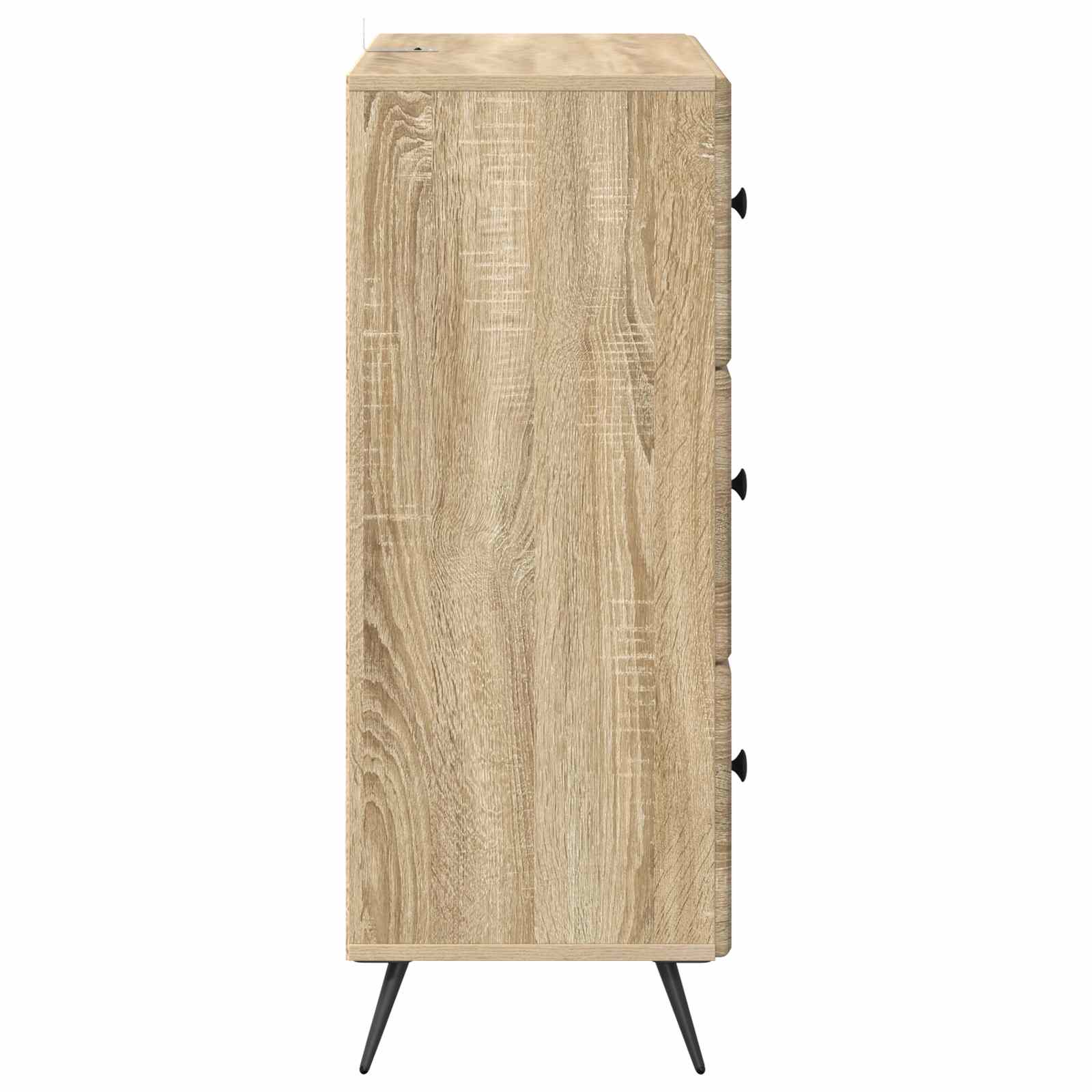 Schubladenschrank 66 x 34,5 x 90 cm Holzwerkstoff Sonoma-Eiche