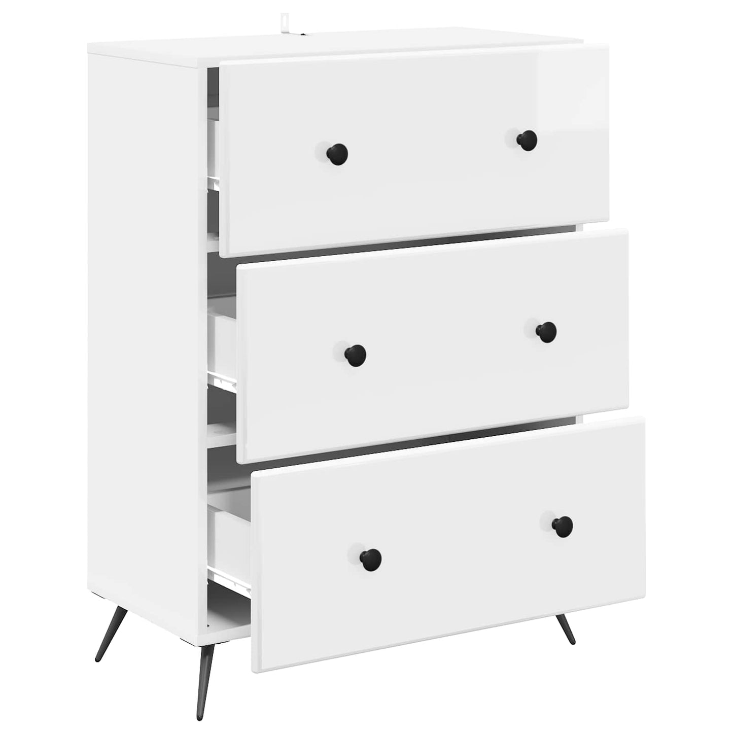 Schubladenschrank 66 x 34,5 x 90 cm Holzwerkstoff