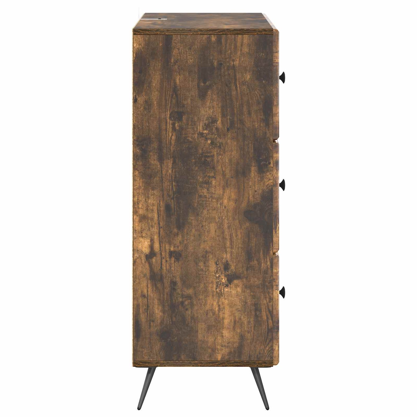 Schubladenschrank 66 x 34,5 x 90 cm Holzwerkstoff Räuchereiche