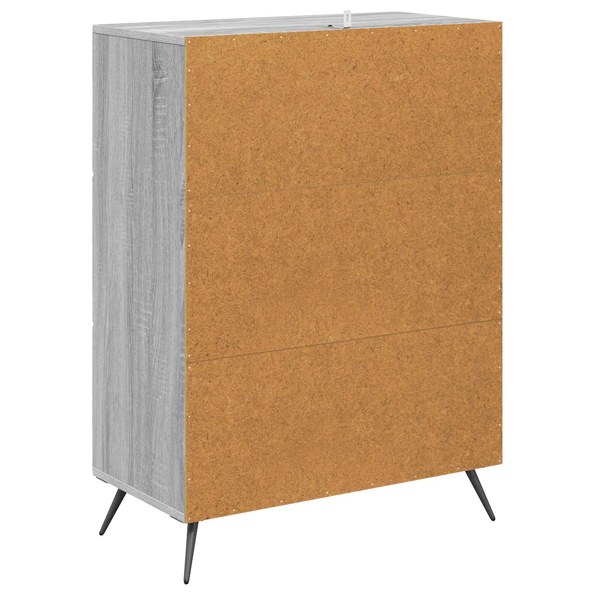Schubladenschrank 66 x 34,5 x 90 cm Holzwerkstoff Sonoma-Grau