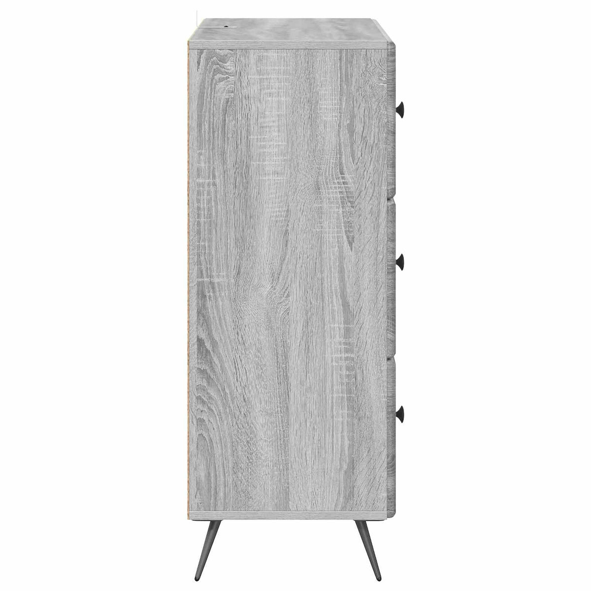Schubladenschrank 66 x 34,5 x 90 cm Holzwerkstoff Sonoma-Grau
