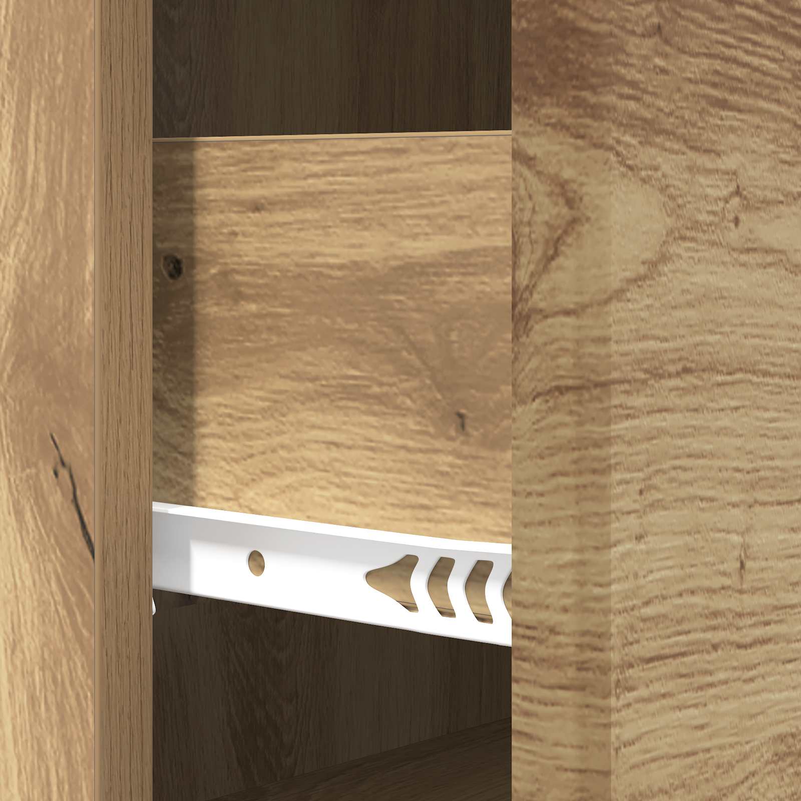 Schubladenschrank 66 x 34,5 x 90 cm Holzwerkstoff Artisan-Eiche