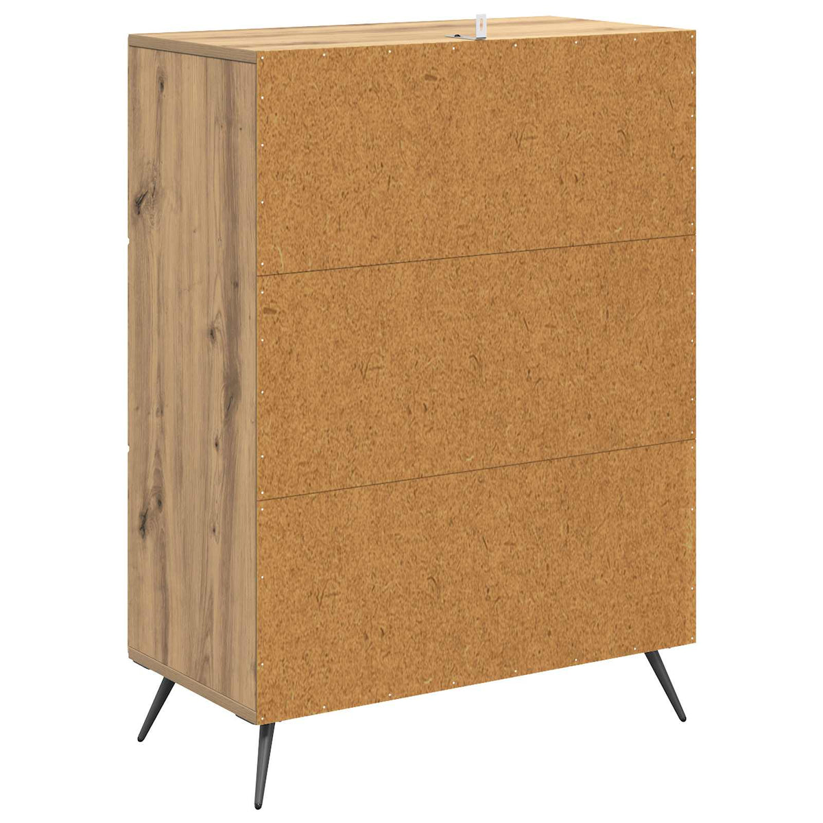 Schubladenschrank 66 x 34,5 x 90 cm Holzwerkstoff Artisan-Eiche