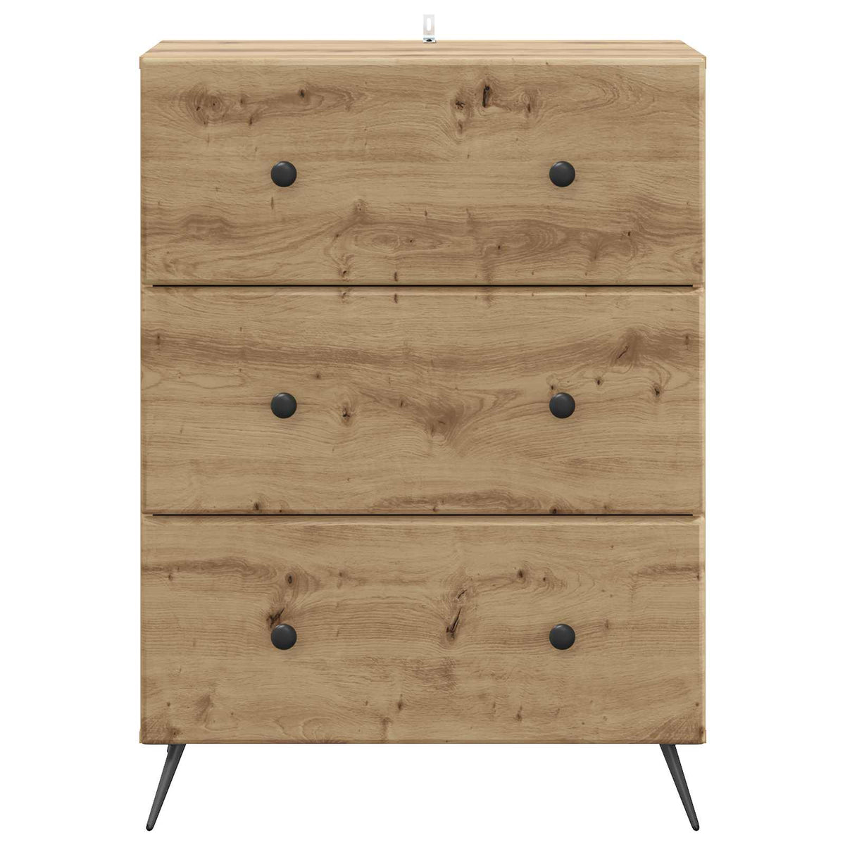 Schubladenschrank 66 x 34,5 x 90 cm Holzwerkstoff Artisan-Eiche