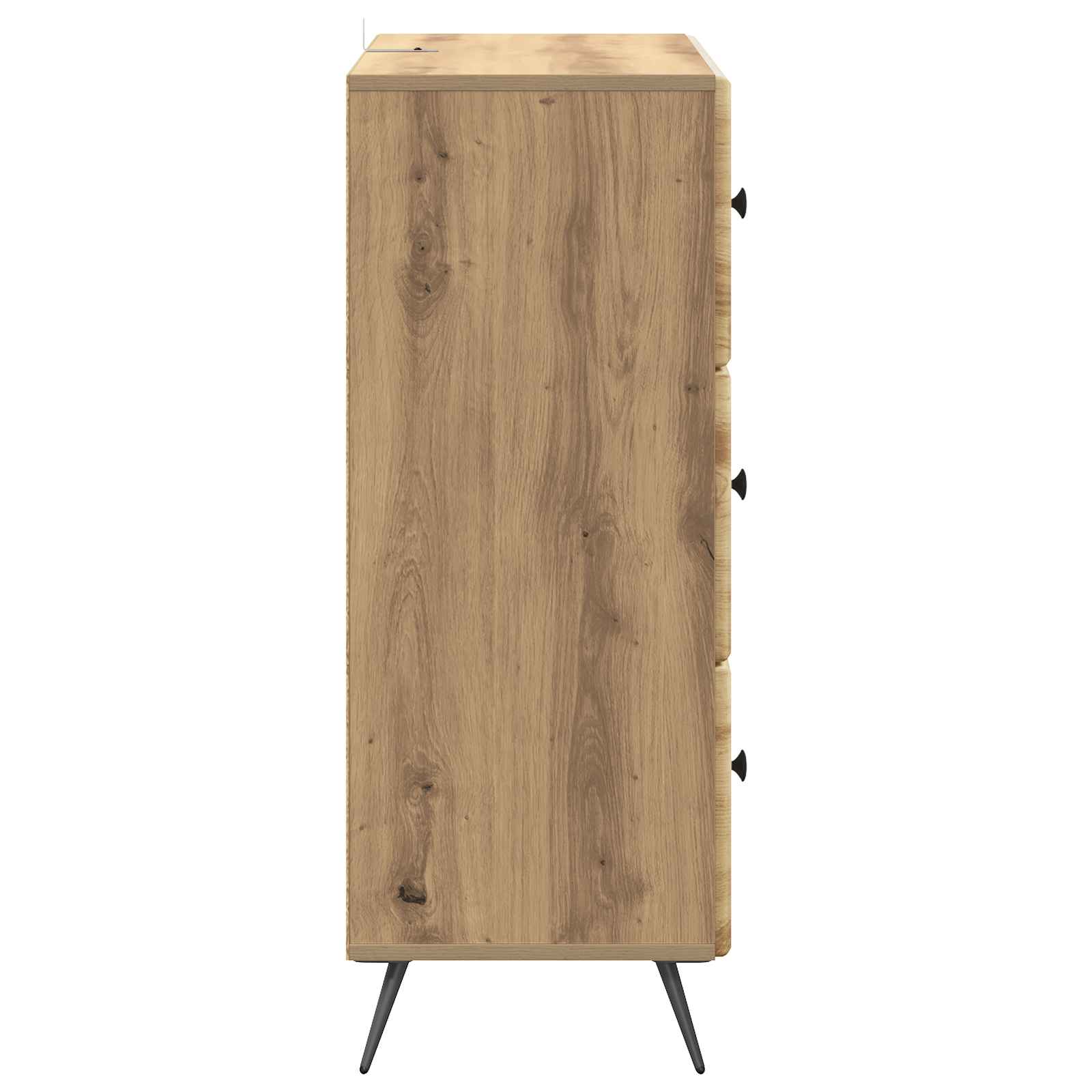 Schubladenschrank 66 x 34,5 x 90 cm Holzwerkstoff Artisan-Eiche