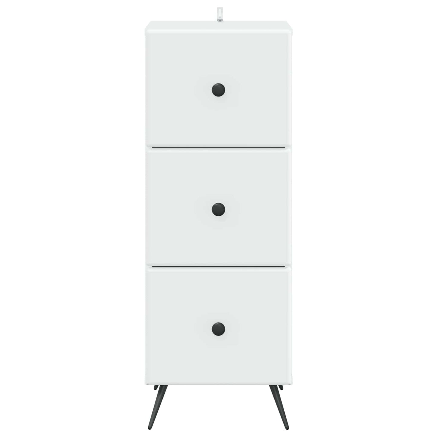 Schubladenschrank Weiß 33 x 34,5 x 90 cm Holzwerkstoff
