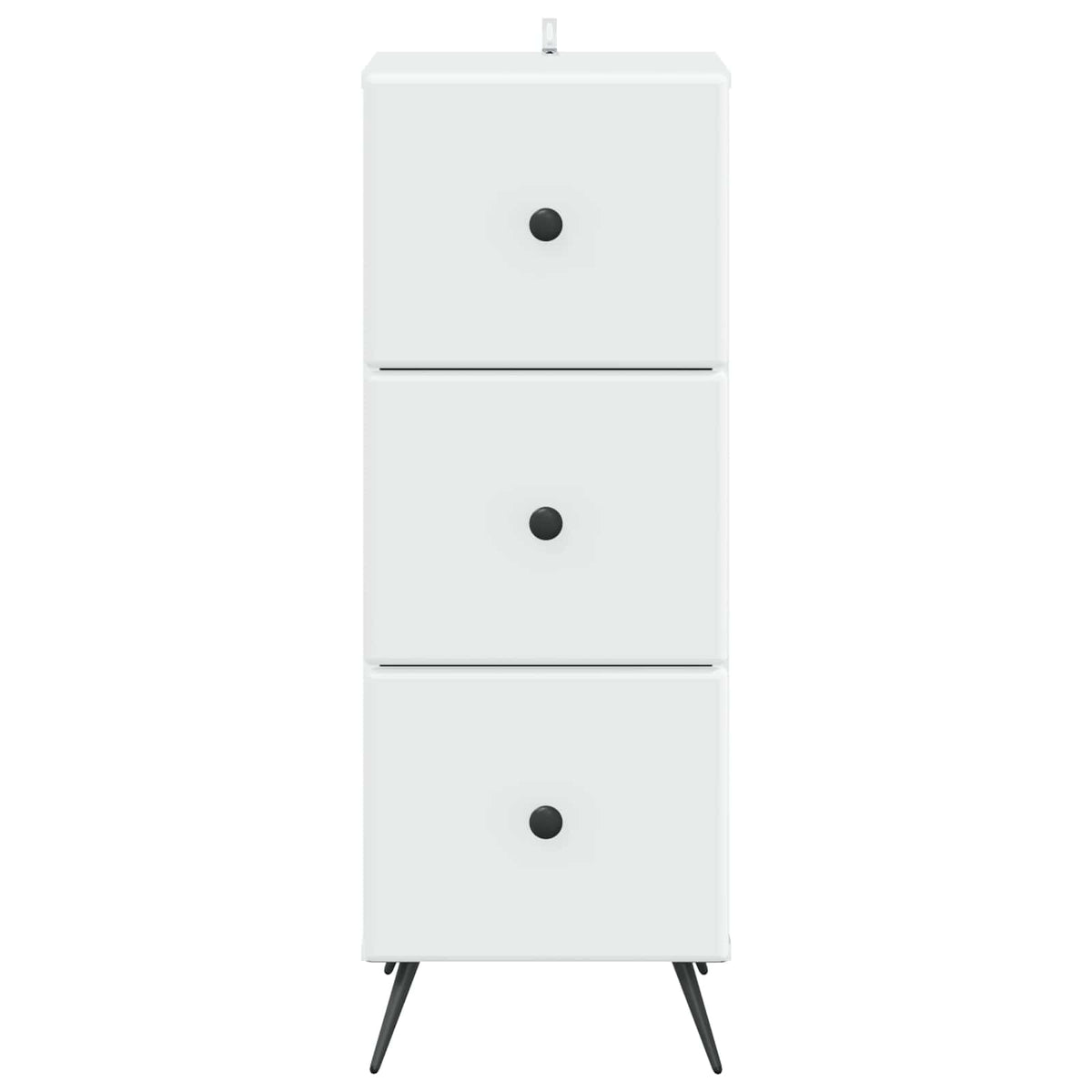 Schubladenschrank Weiß 33 x 34,5 x 90 cm Holzwerkstoff