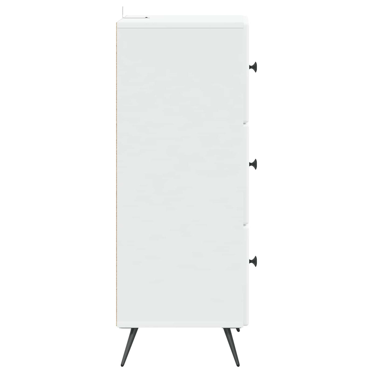 Schubladenschrank Weiß 33 x 34,5 x 90 cm Holzwerkstoff