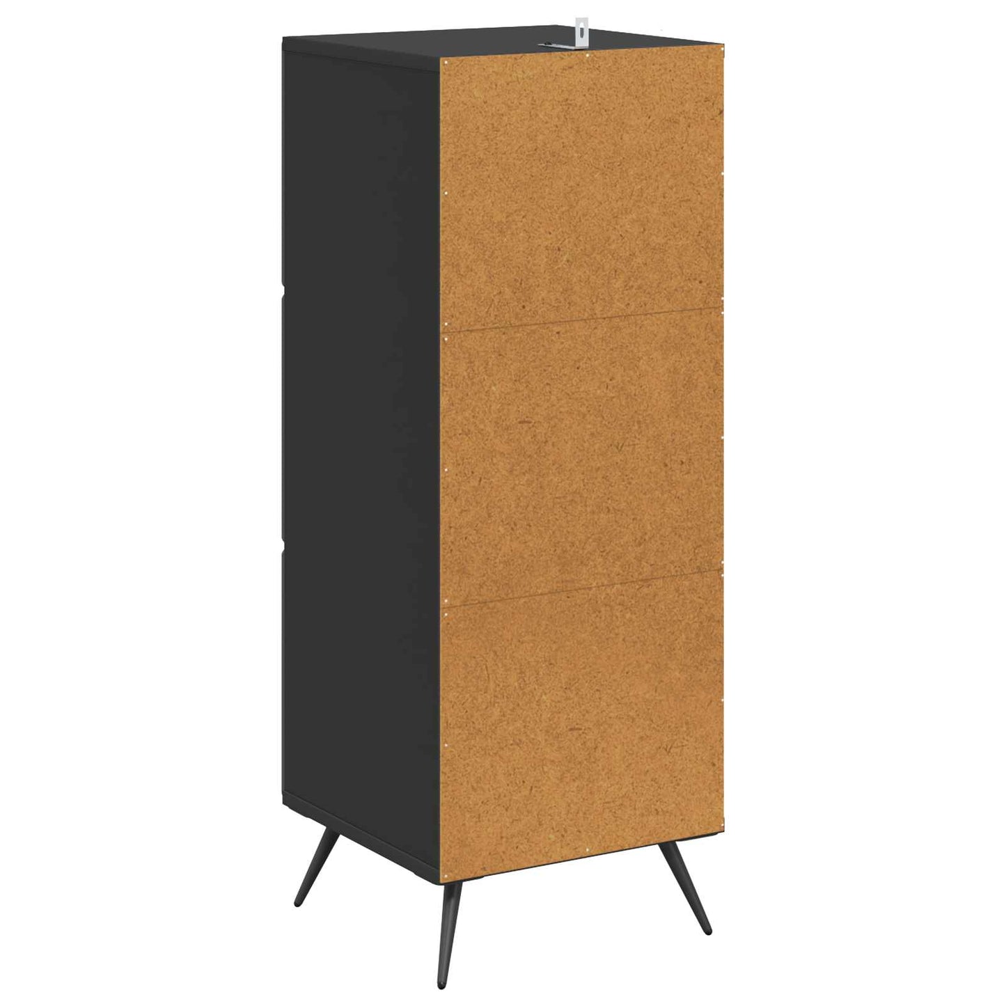 Schubladenschrank Schwarz 33 x 34,5 x 90 cm Holzwerkstoff