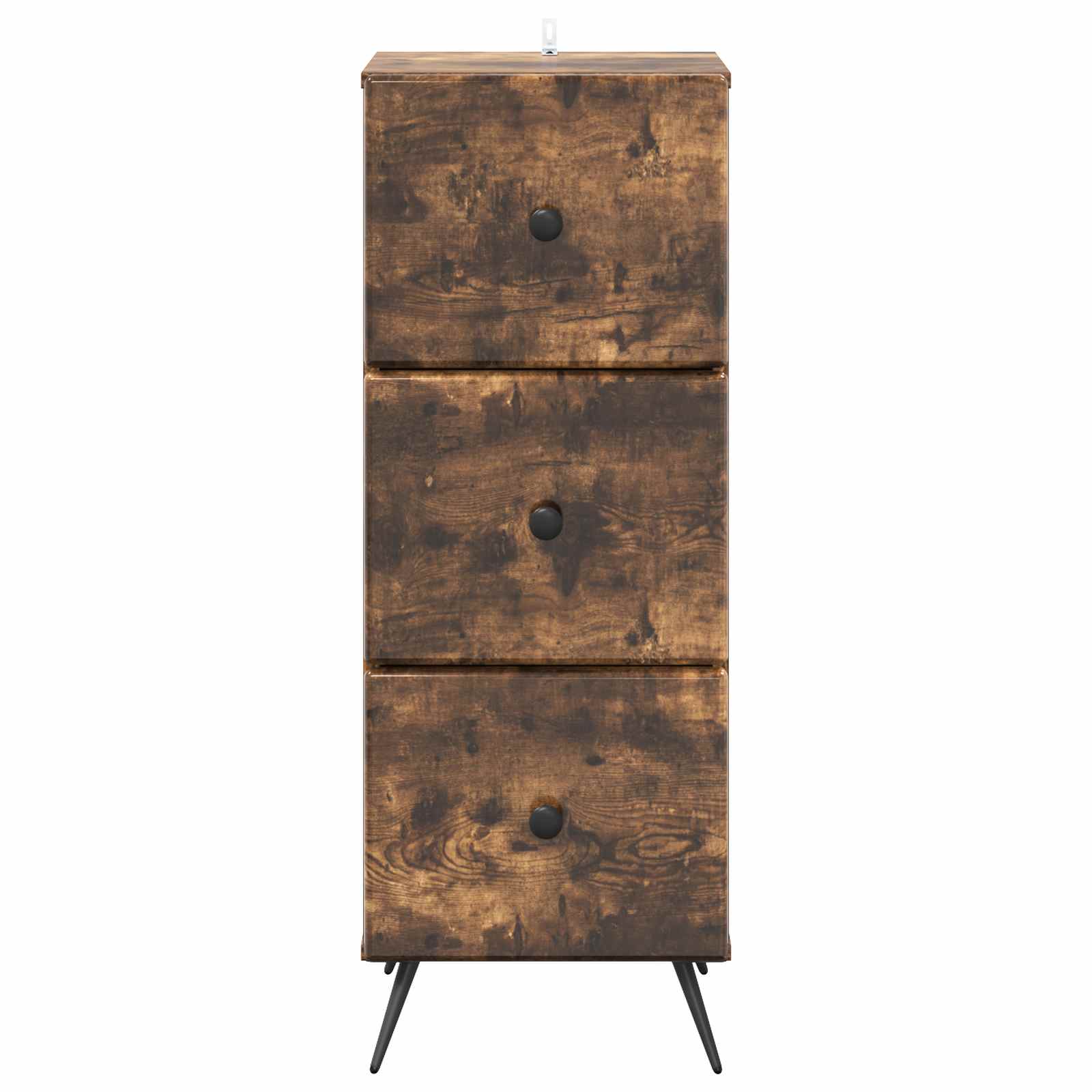 Schubladenschrank Geräucherte Eiche 33 x 34,5 x 90 cm