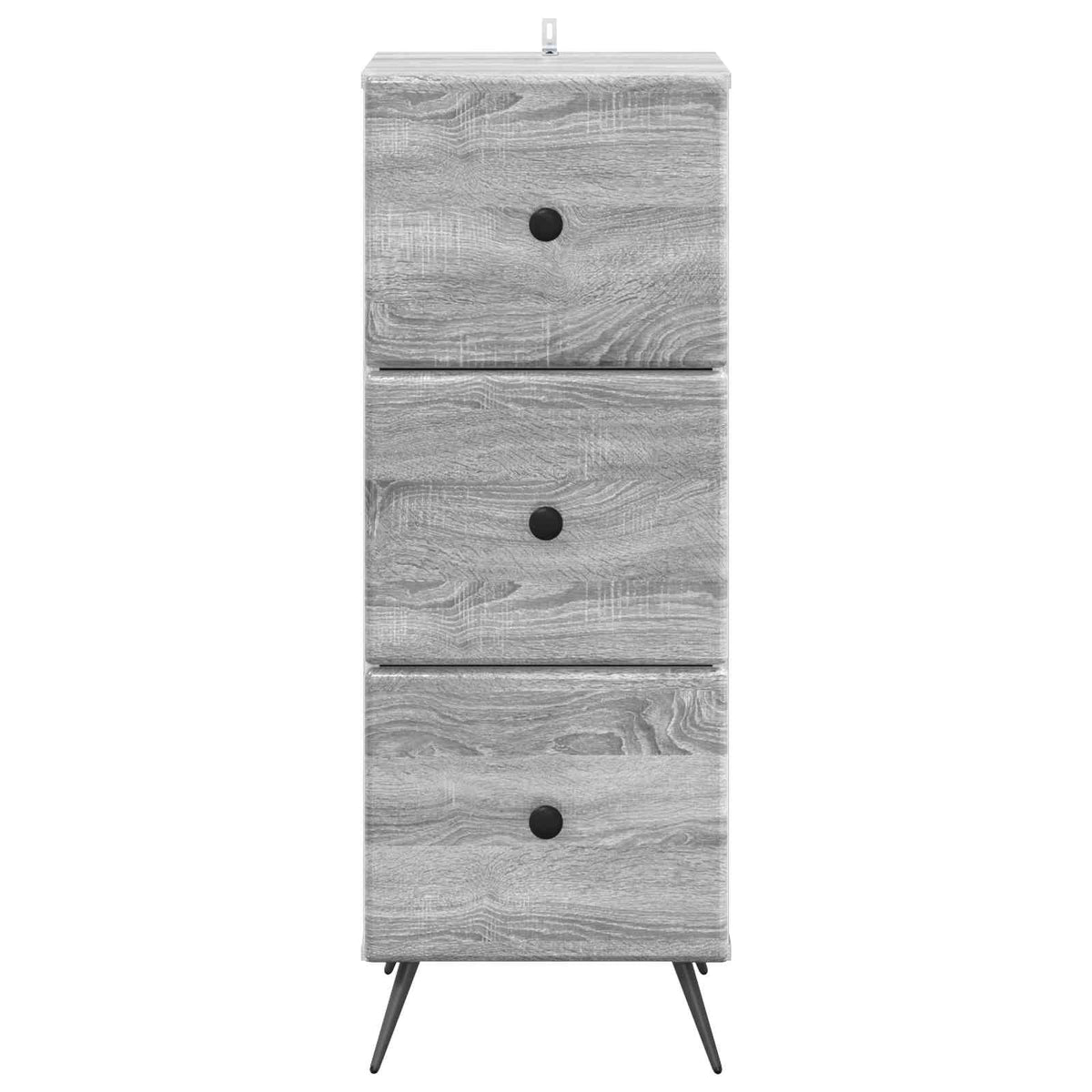 Schubladenschrank Graues Sonoma 33 x 34,5 x 90 cm Holzwerkstoff