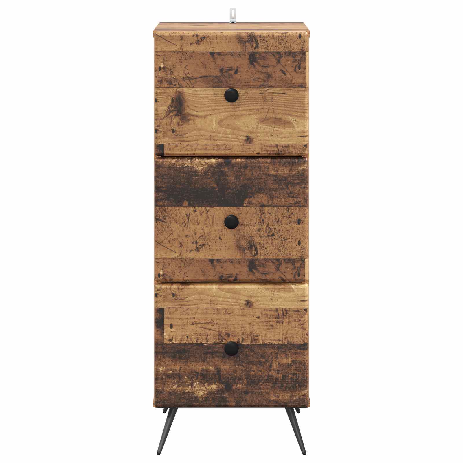Schubladenschrank Altholz 33 x 34,5 x 90 cm Holzwerkstoff