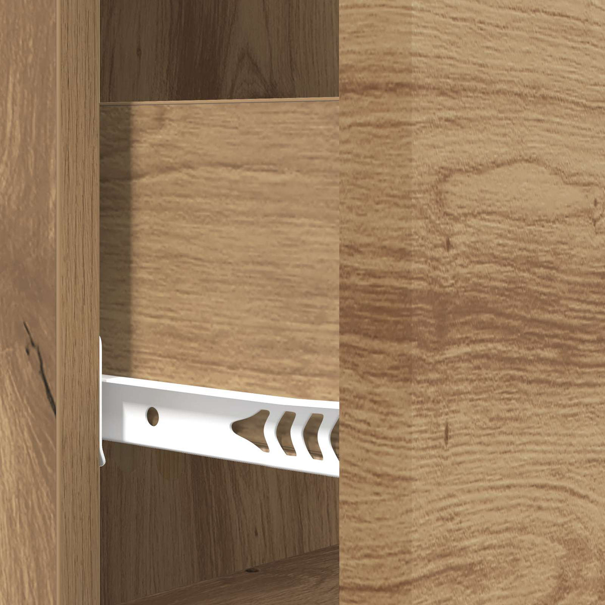 Schubladenschrank 33 x 34,5 x 90 cm Holzwerkstoff Artisan-Eiche