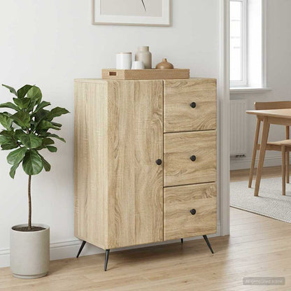 Sideboard Sonoma-Eiche 66 x 34,5 x 90 cm Holzwerkstoff
