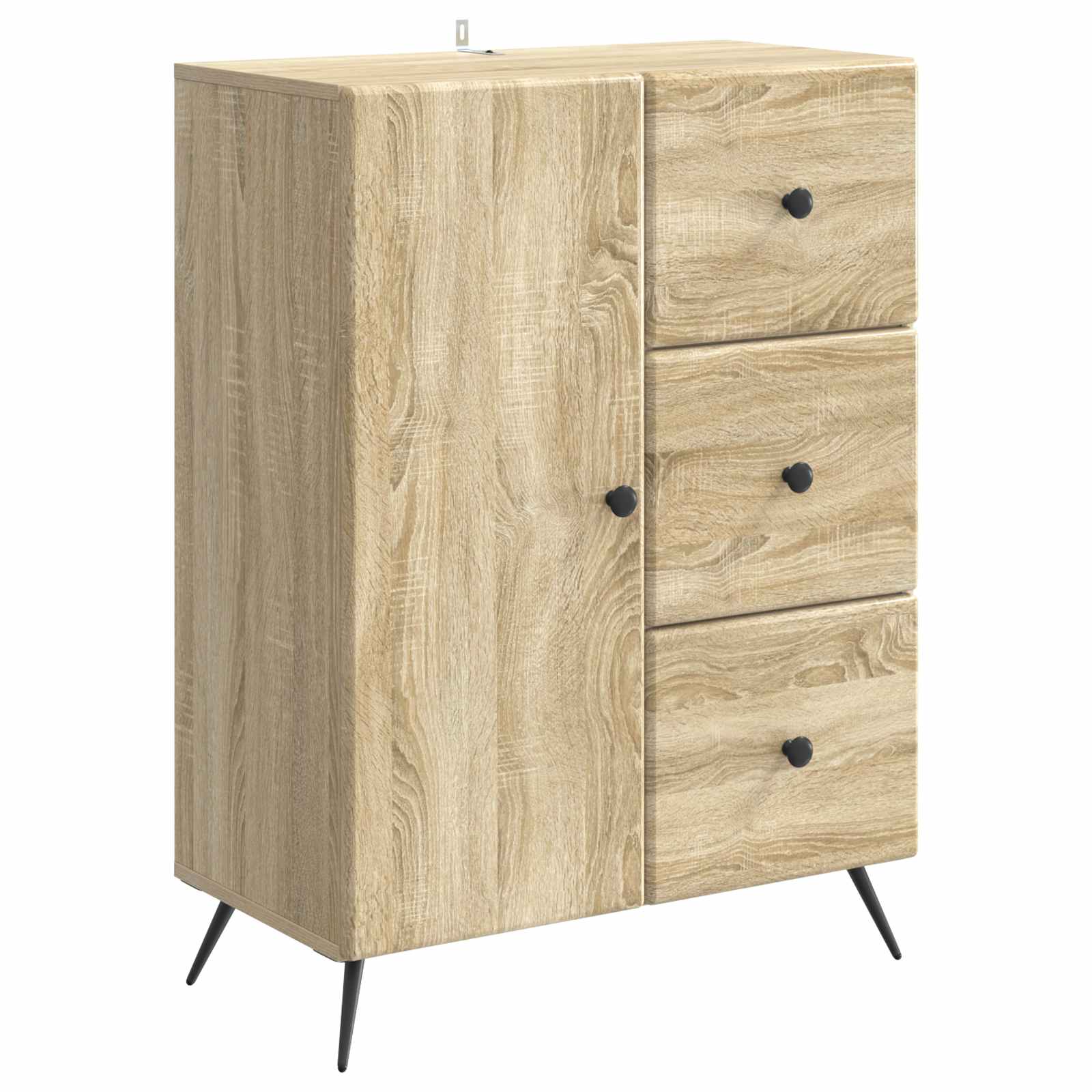 Sideboard Sonoma-Eiche 66 x 34,5 x 90 cm Holzwerkstoff