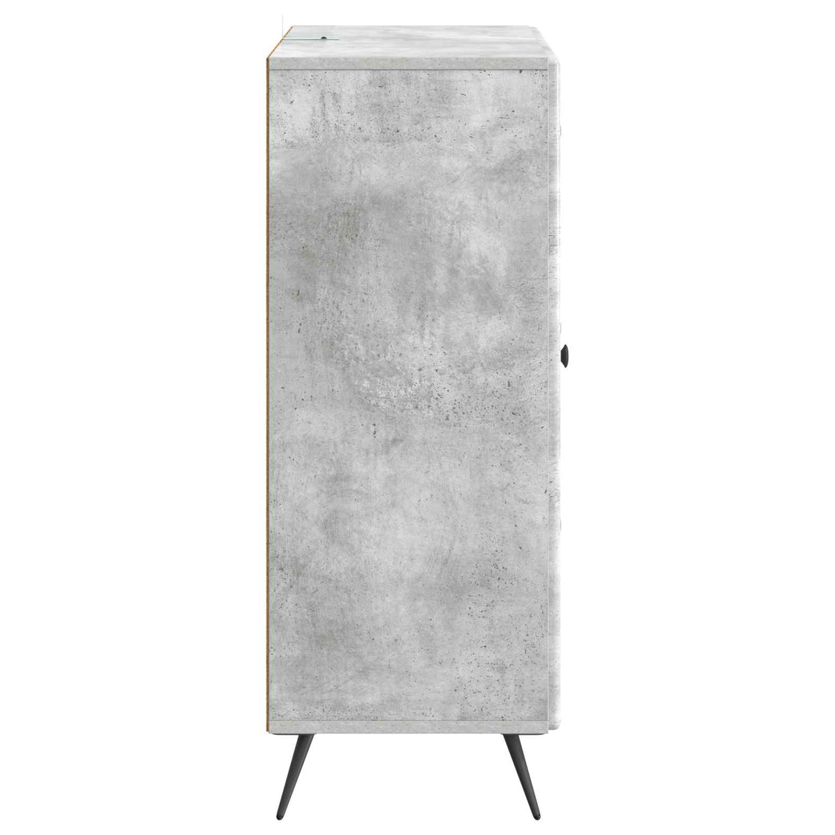 Sideboard Betongrau 66 x 34,5 x 90 cm Holzwerkstoff