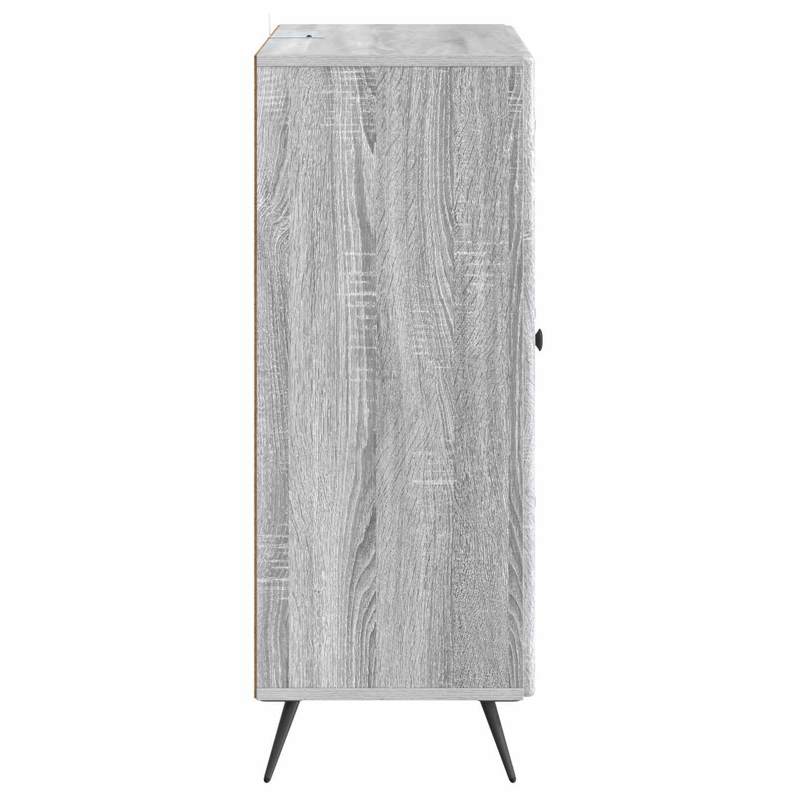 Sideboard Sonoma-Grau 66 x 34,5 x 90 cm Holzwerkstoff