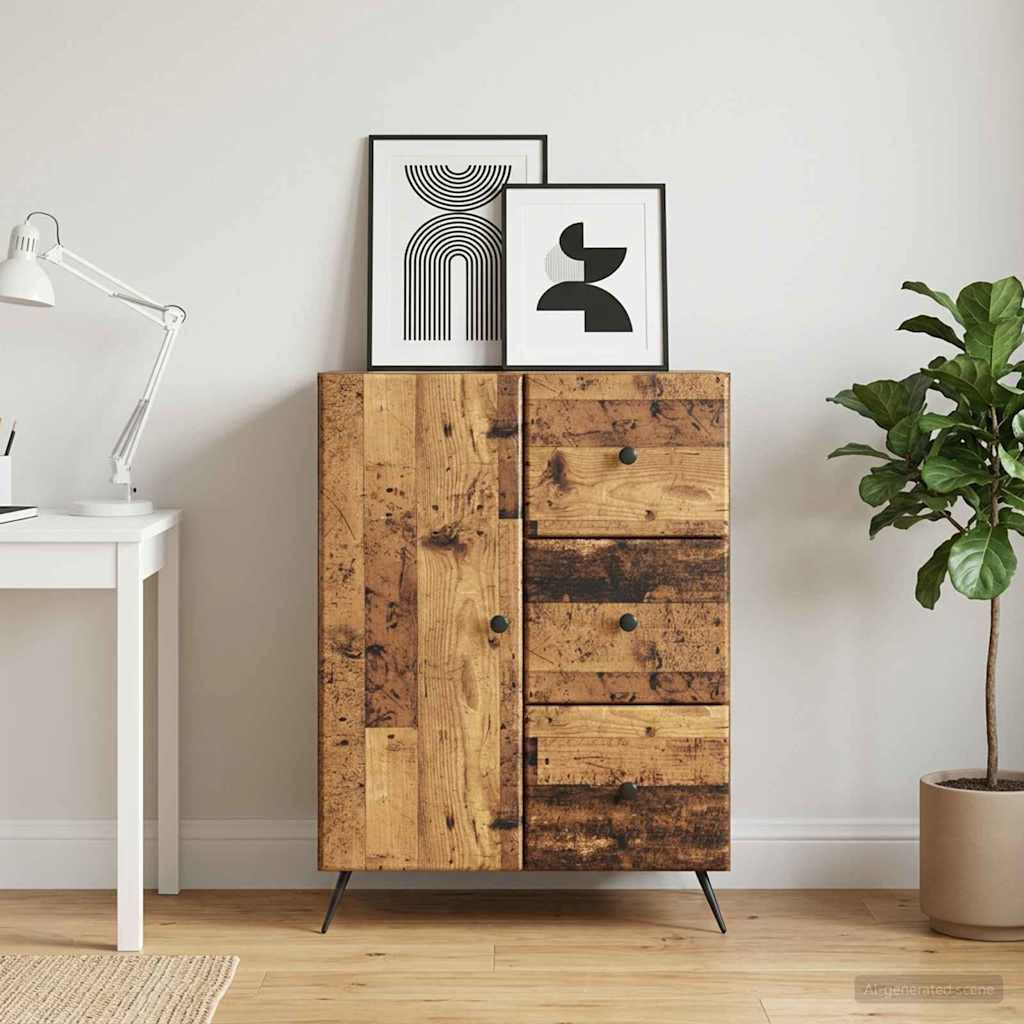 Sideboard Altholz 66 x 34,5 x 90 cm Holzwerkstoff