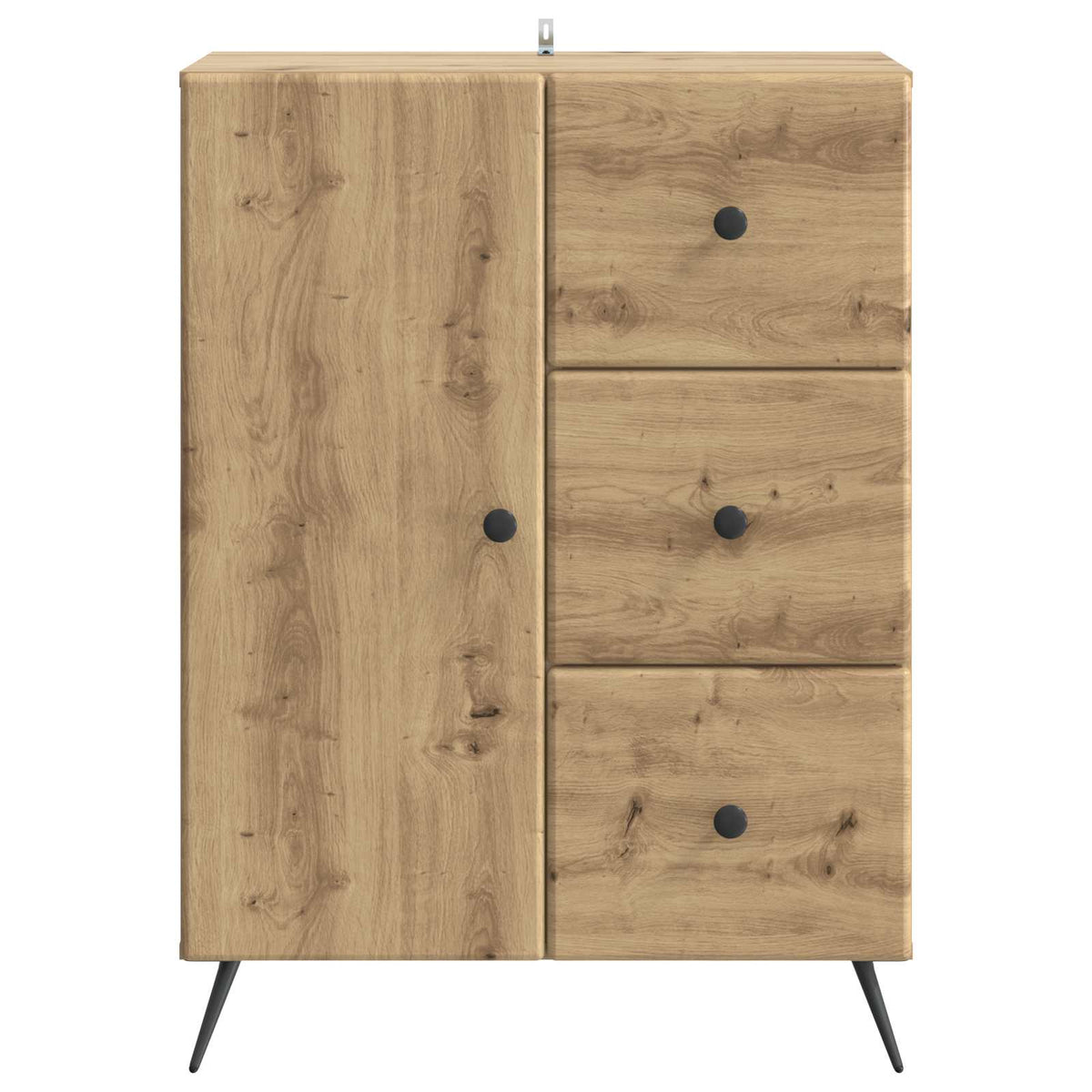 Sideboard Artisan-Eiche 66 x 34,5 x 90 cm Holzwerkstoff