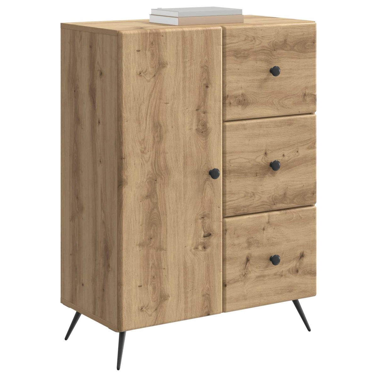 Sideboard Artisan-Eiche 66 x 34,5 x 90 cm Holzwerkstoff
