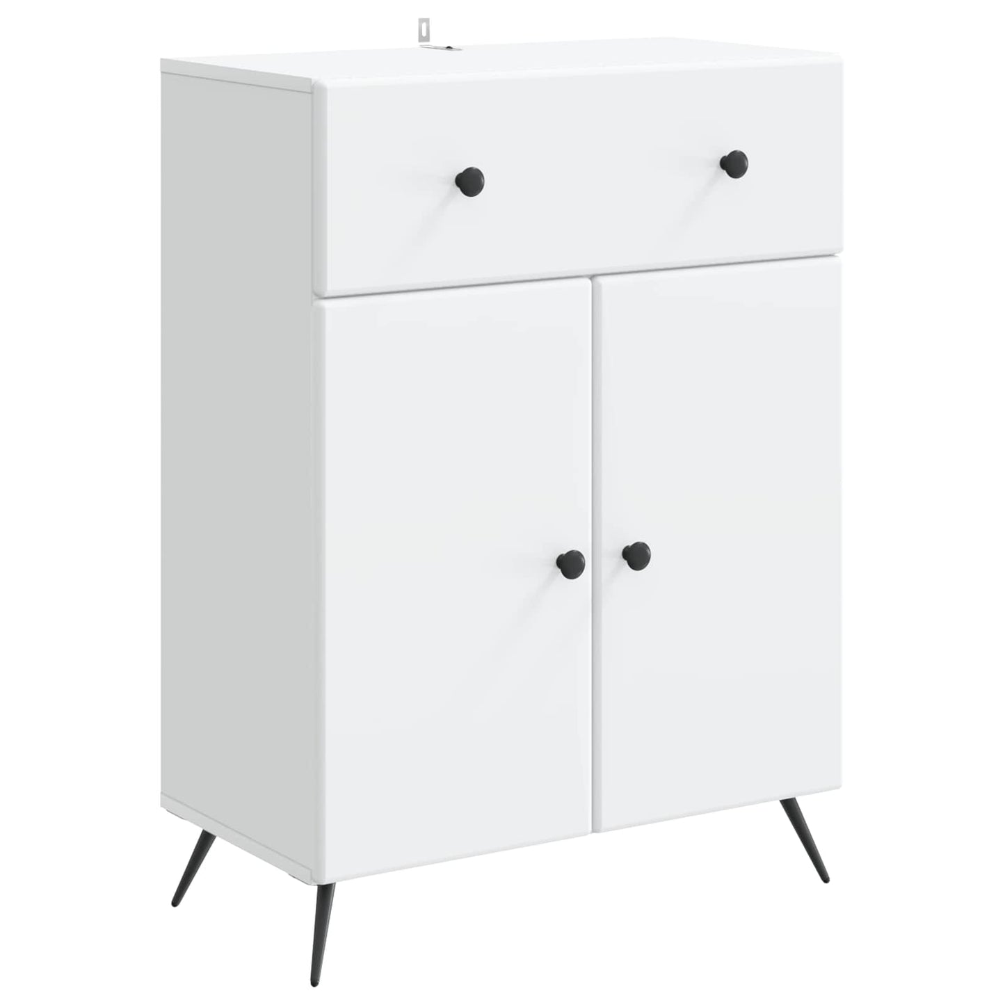 Sideboard Weiß 66 x 34,5 x 90 cm Holzwerkstoff