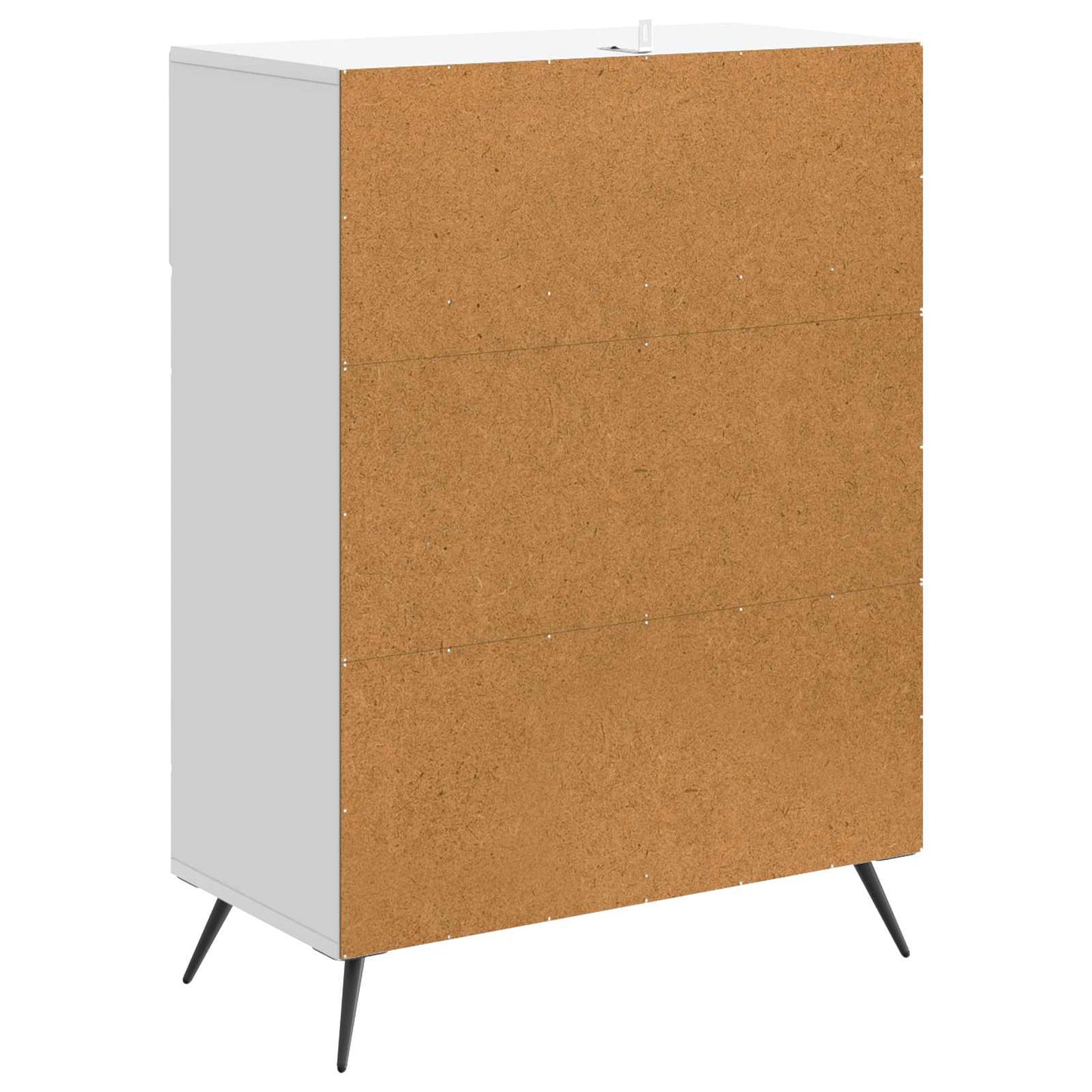 Sideboard Weiß 66 x 34,5 x 90 cm Holzwerkstoff