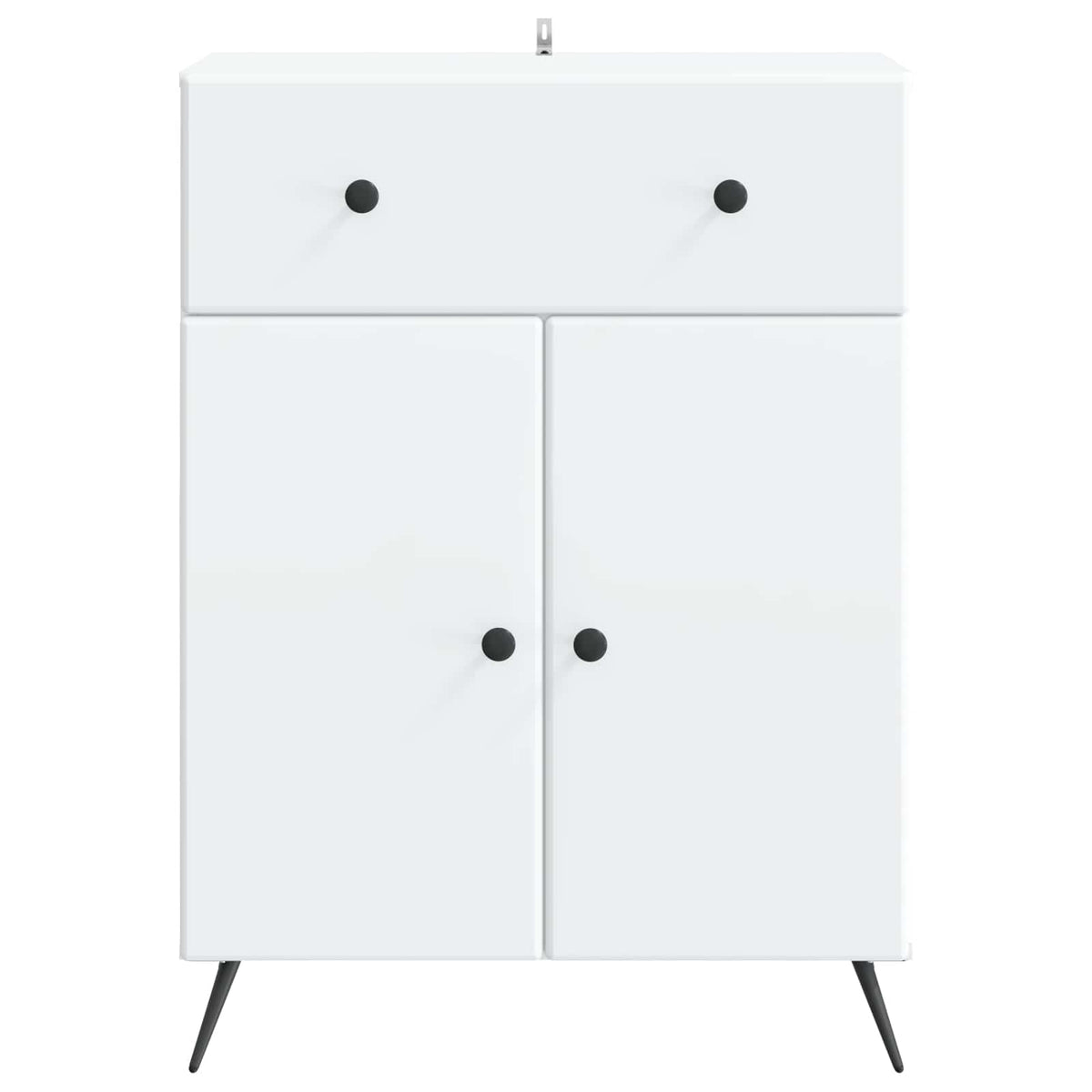 Sideboard Weiß 66 x 34,5 x 90 cm Holzwerkstoff
