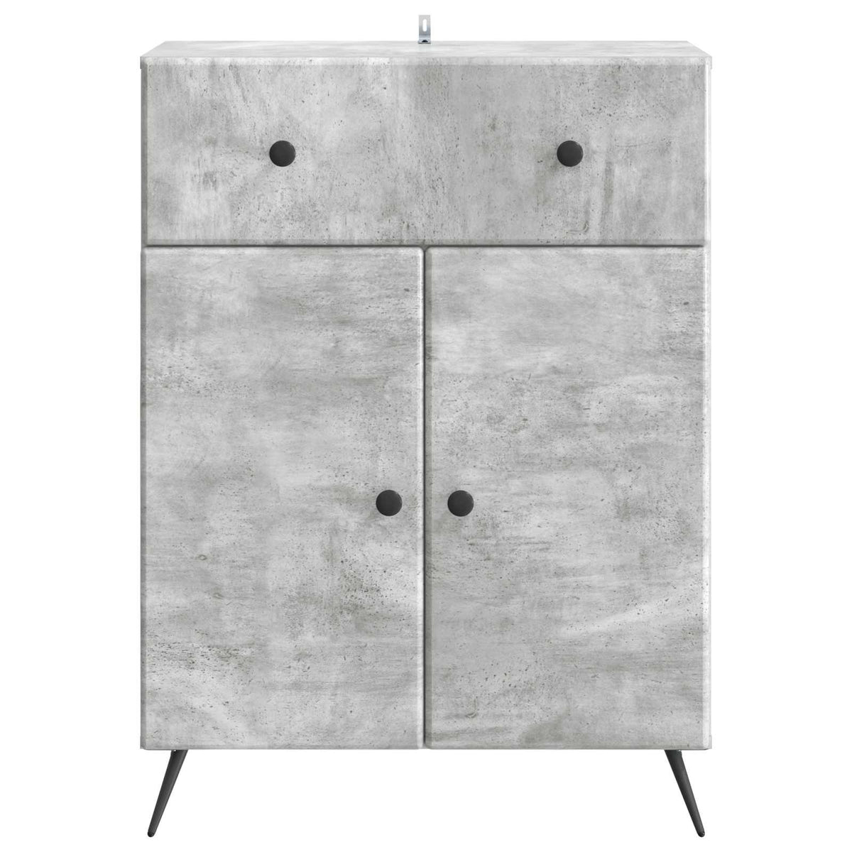 Sideboard Betongrau 66 x 34,5 x 90 cm Holzwerkstoff