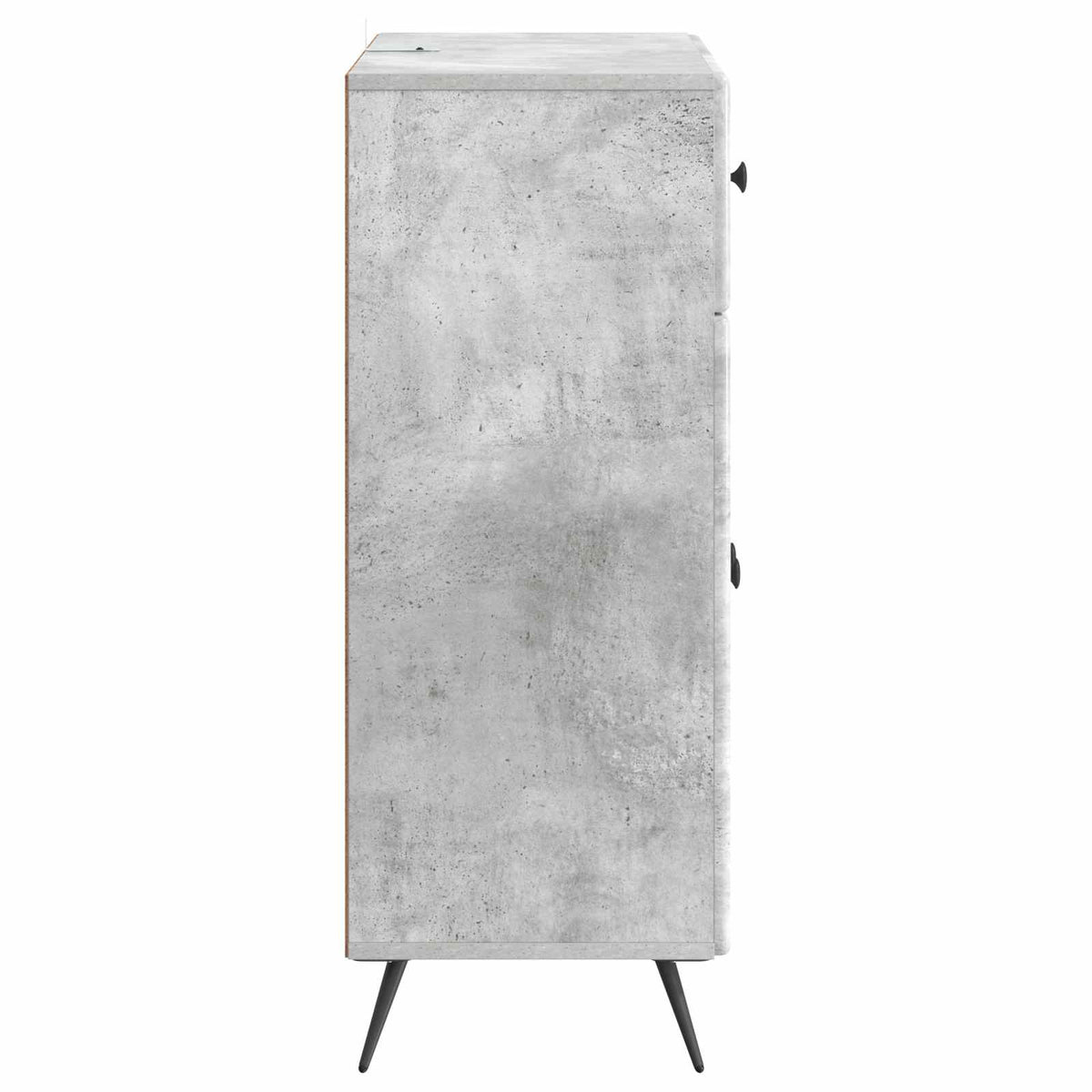 Sideboard Betongrau 66 x 34,5 x 90 cm Holzwerkstoff