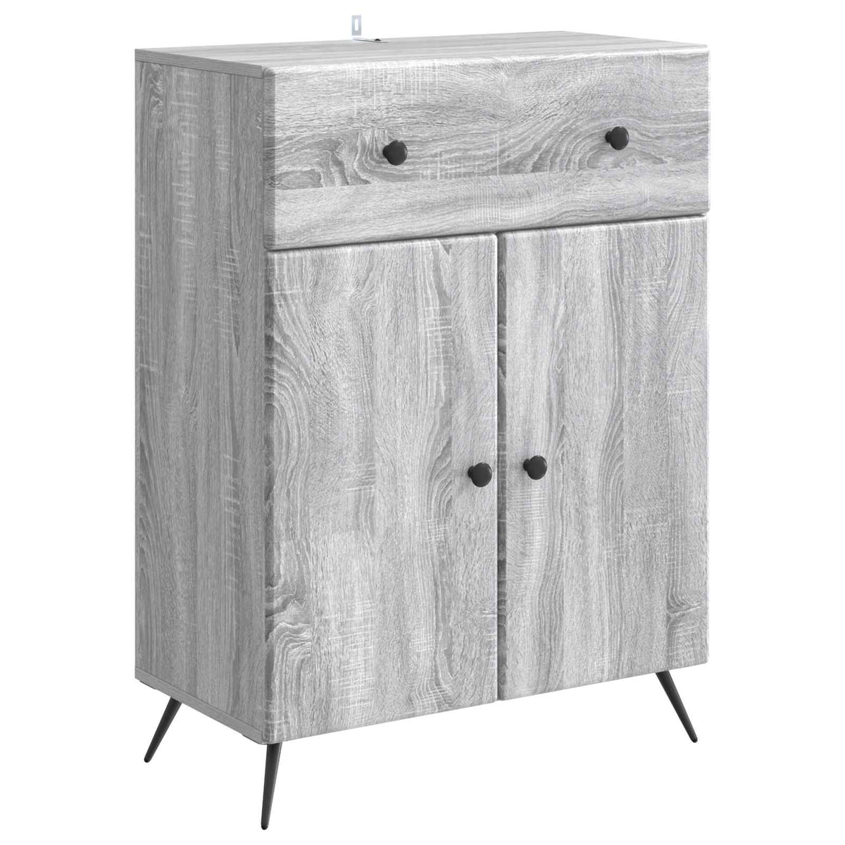 Sideboard Sonoma-Grau 66 x 34,5 x 90 cm Holzwerkstoff