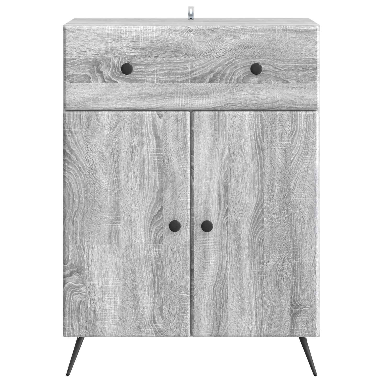 Sideboard Sonoma-Grau 66 x 34,5 x 90 cm Holzwerkstoff