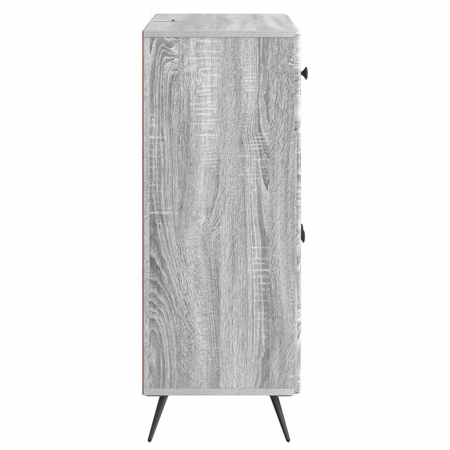 Sideboard Sonoma-Grau 66 x 34,5 x 90 cm Holzwerkstoff