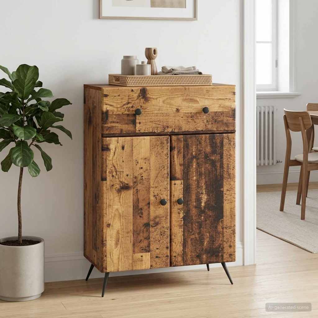Sideboard Altholz 66 x 34,5 x 90 cm Holzwerkstoff