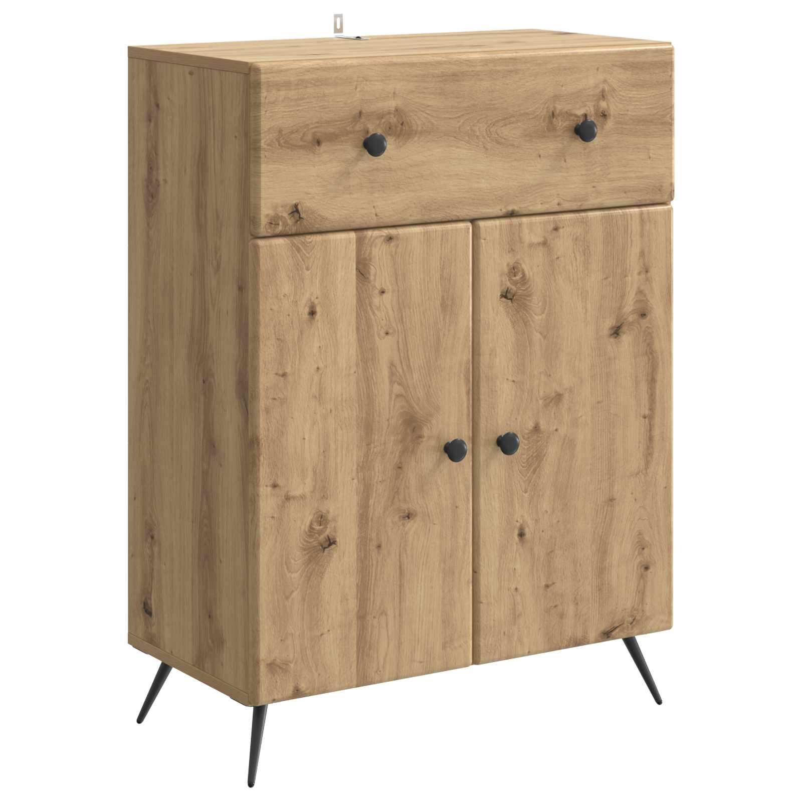 Sideboard Artisan-Eiche 66 x 34,5 x 90 cm Holzwerkstoff