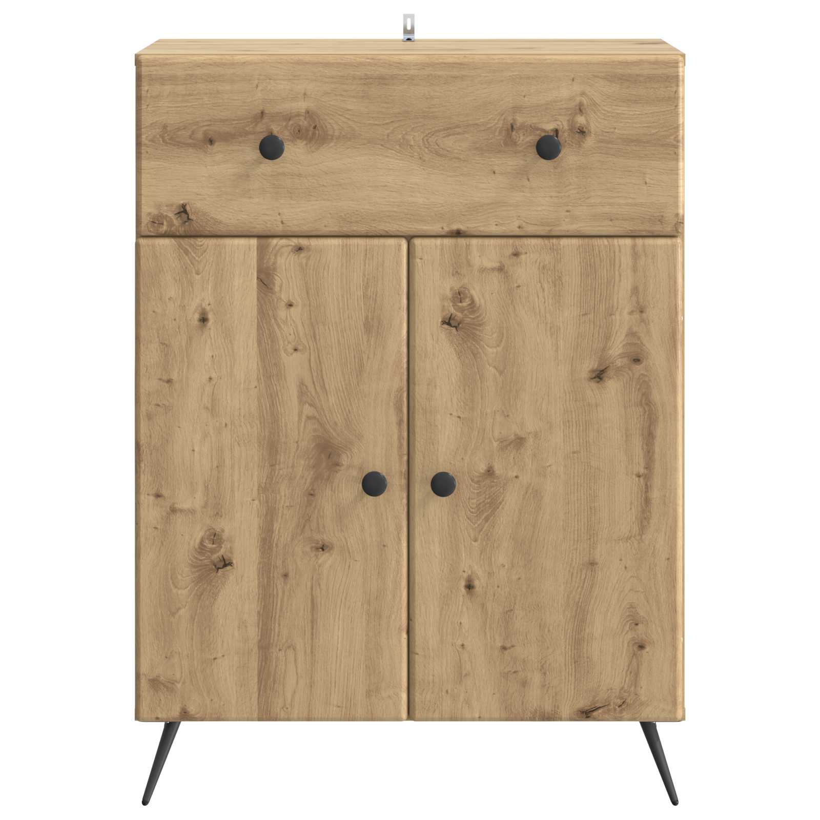 Sideboard Artisan-Eiche 66 x 34,5 x 90 cm Holzwerkstoff