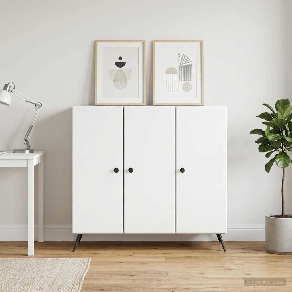 Sideboard Weiß 89 x 34,5 x 80 cm Holzwerkstoff