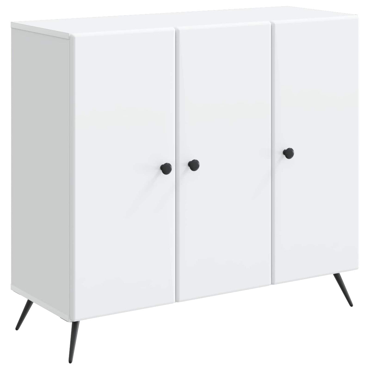Sideboard Weiß 89 x 34,5 x 80 cm Holzwerkstoff