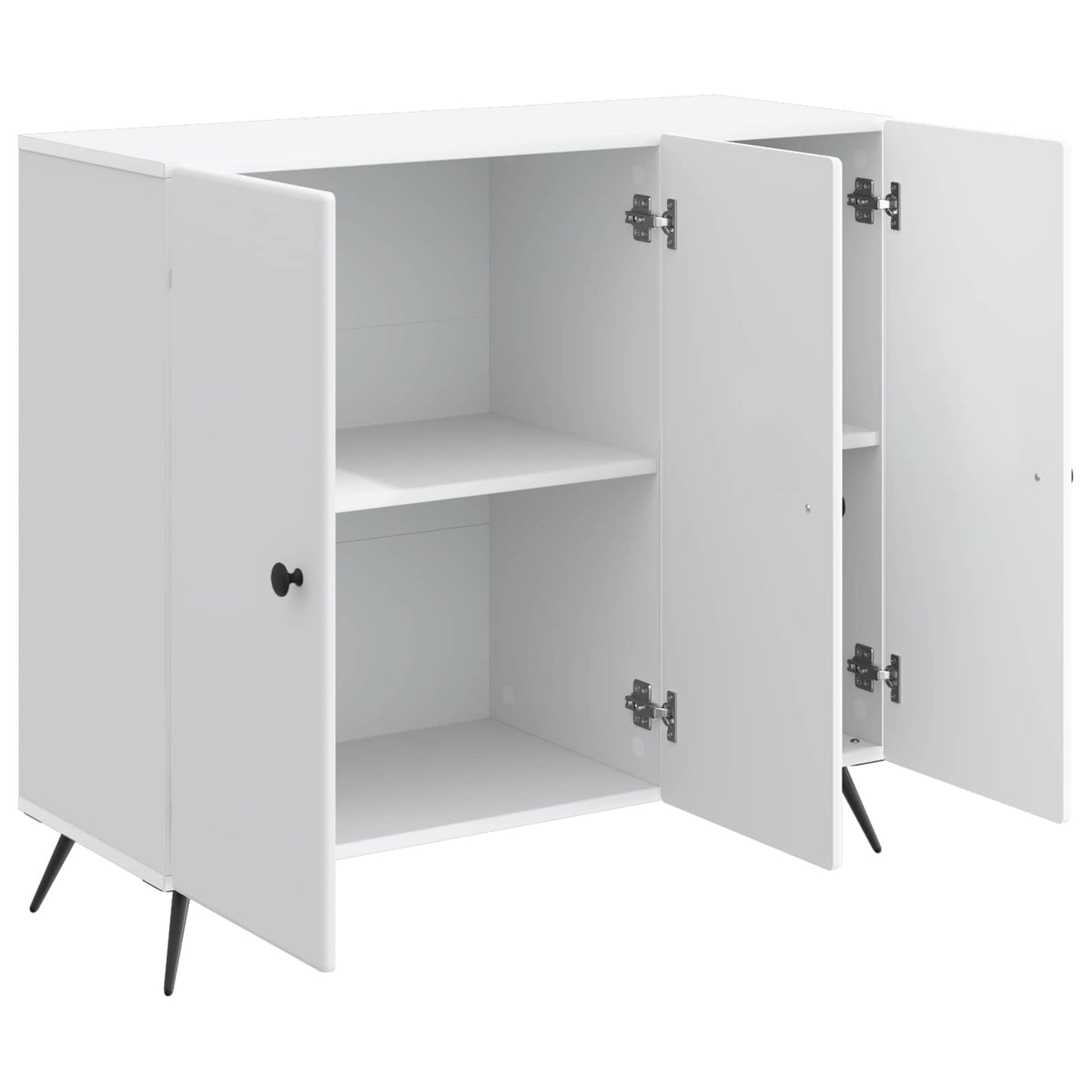 Sideboard Weiß 89 x 34,5 x 80 cm Holzwerkstoff