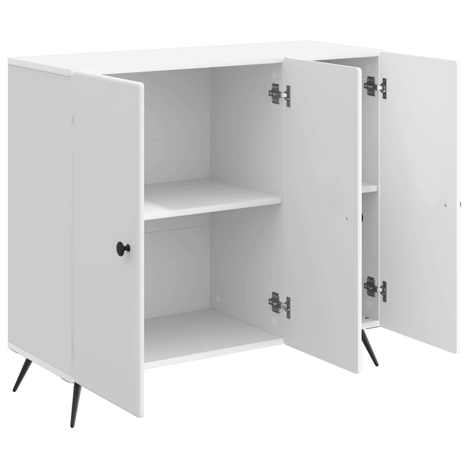 Sideboard Weiß 89 x 34,5 x 80 cm Holzwerkstoff