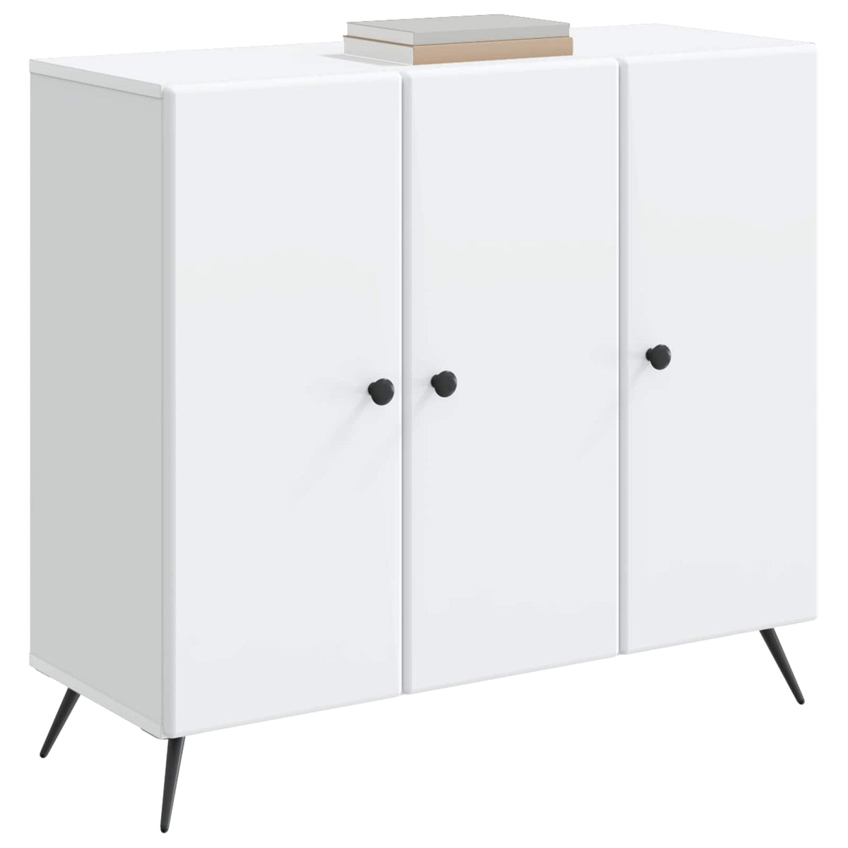 Sideboard Weiß 89 x 34,5 x 80 cm Holzwerkstoff
