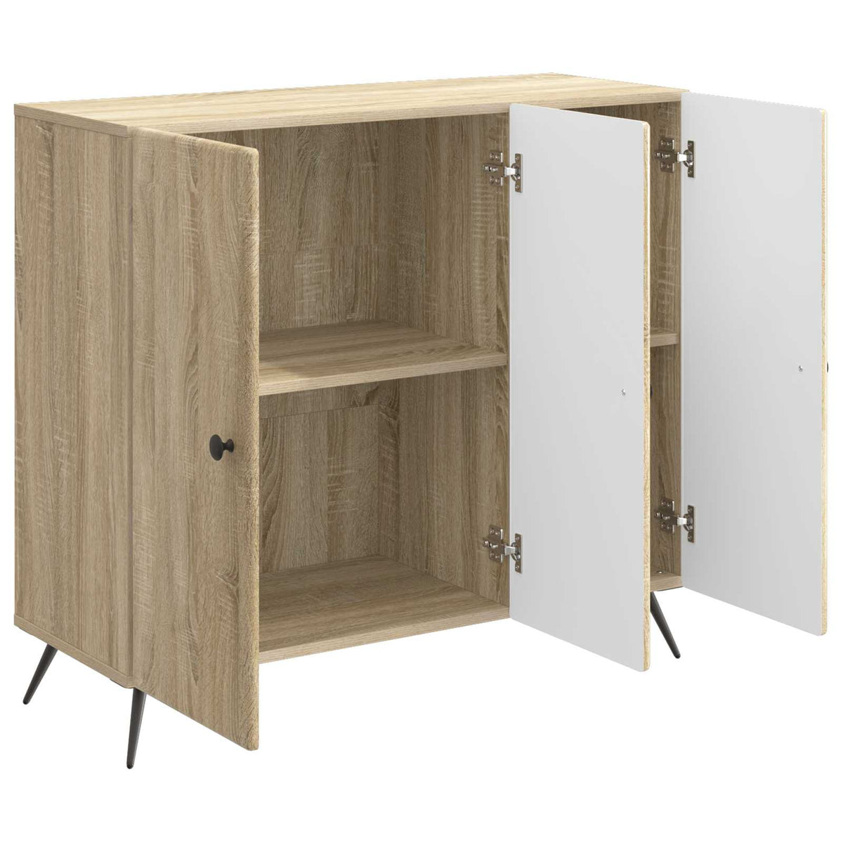 Sideboard Sonoma-Eiche 89 x 34,5 x 80 cm Holzwerkstoff