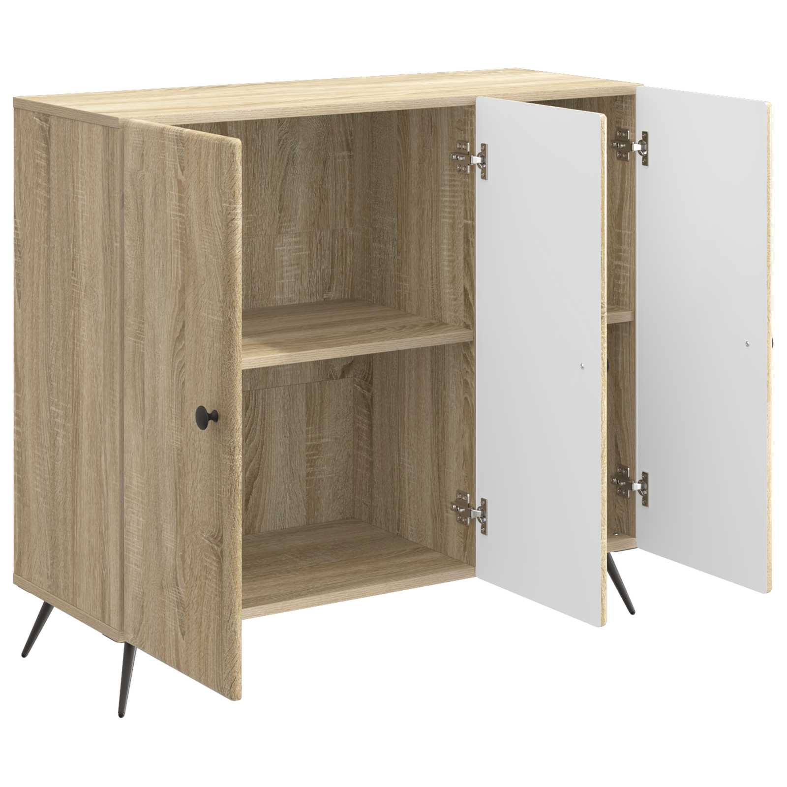 Sideboard Sonoma-Eiche 89 x 34,5 x 80 cm Holzwerkstoff