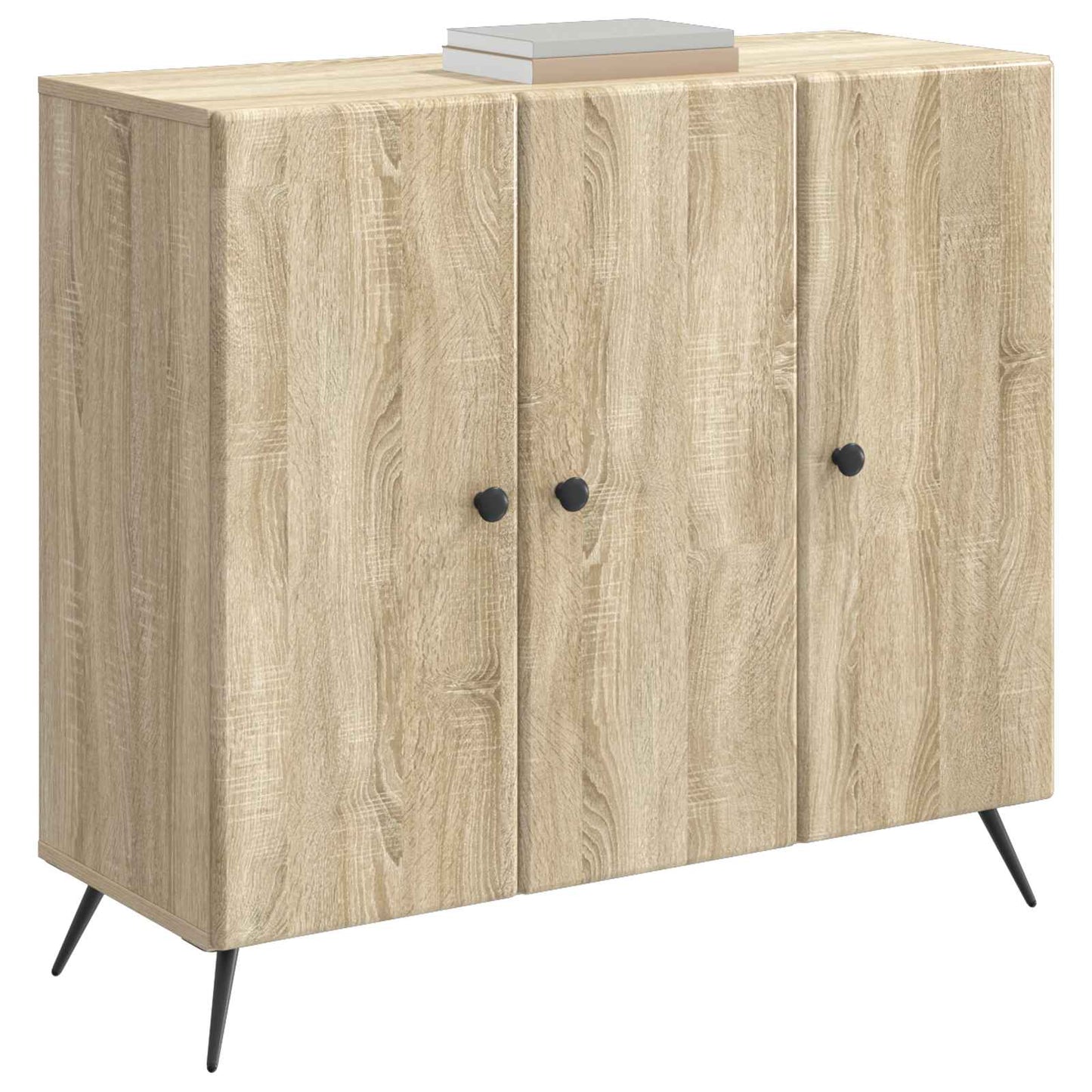Sideboard Sonoma-Eiche 89 x 34,5 x 80 cm Holzwerkstoff