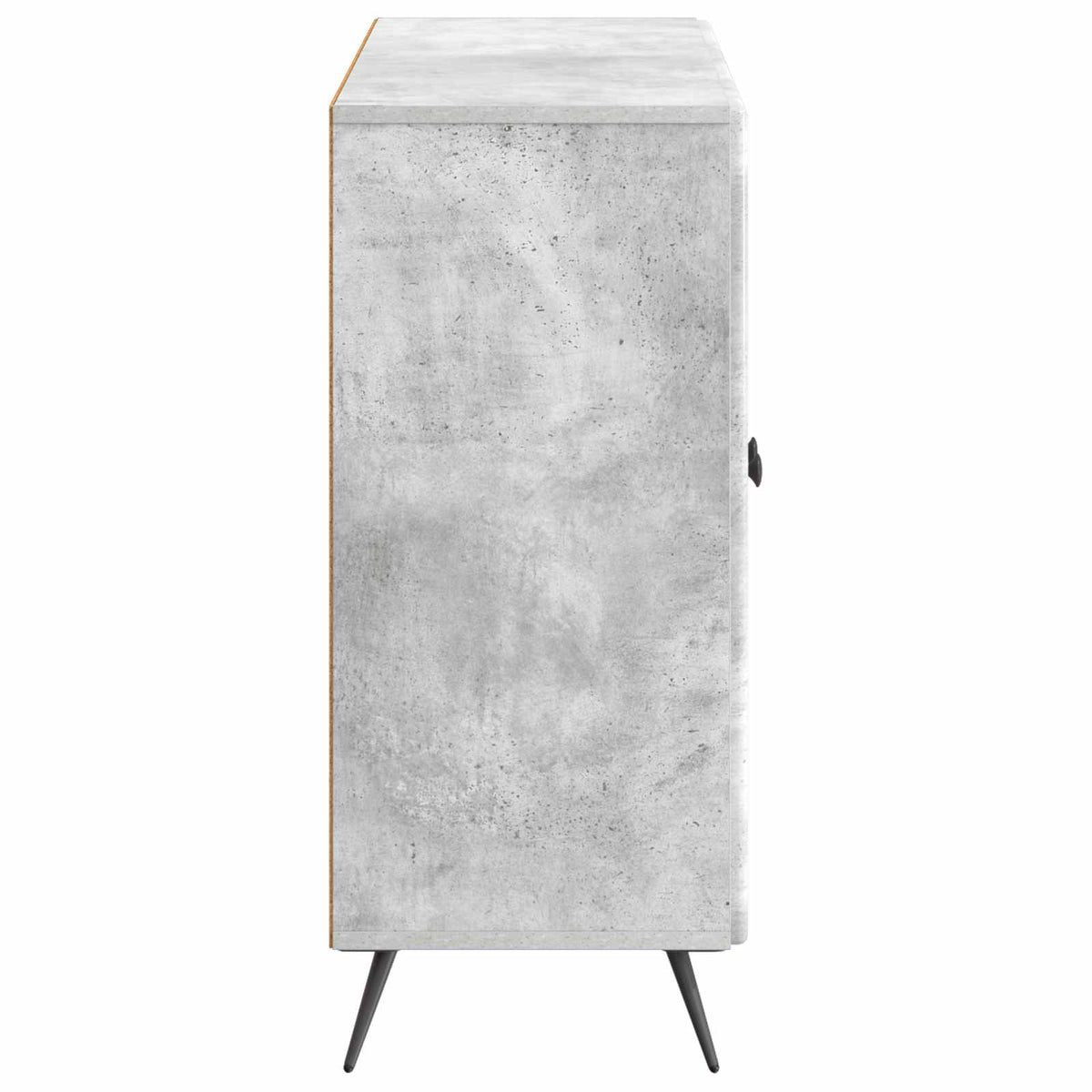 Sideboard Betongrau 89 x 34,5 x 80 cm Holzwerkstoff